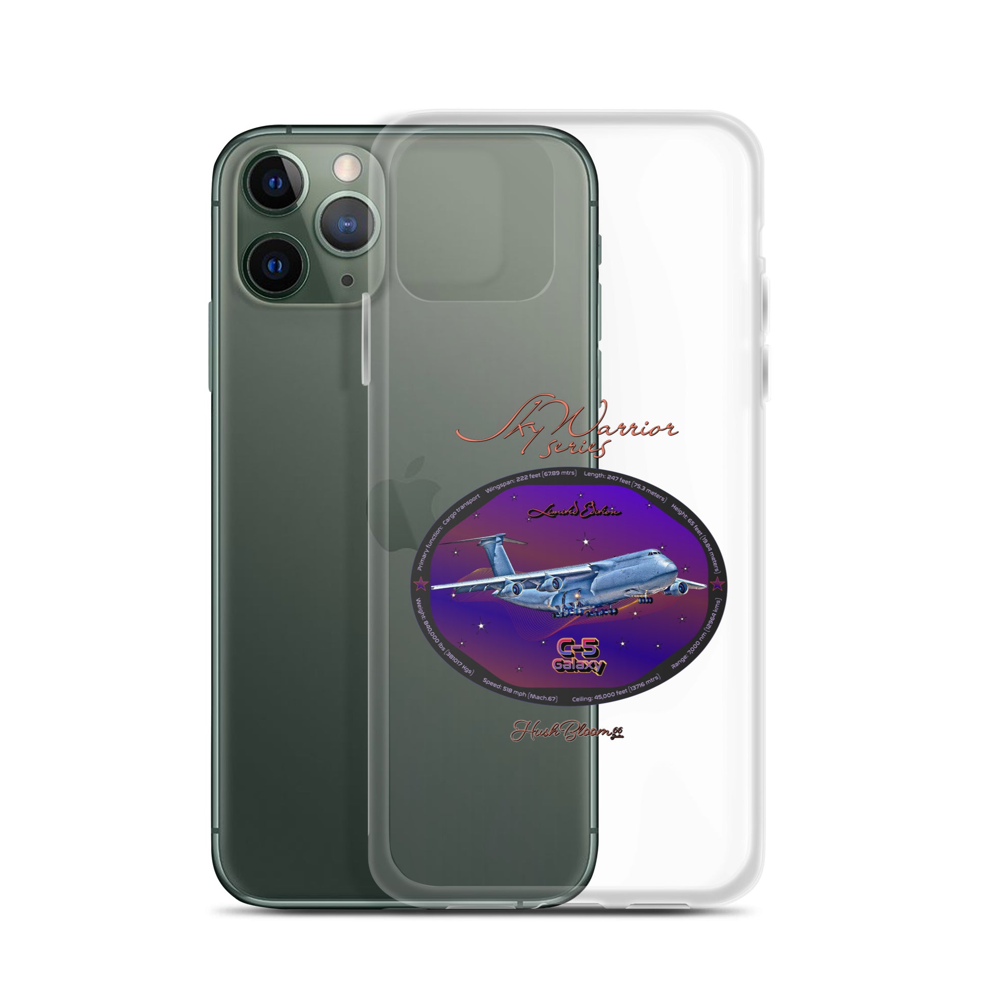 Clear - C5 Galaxy (Limited Edition) Clear Case for iPhone