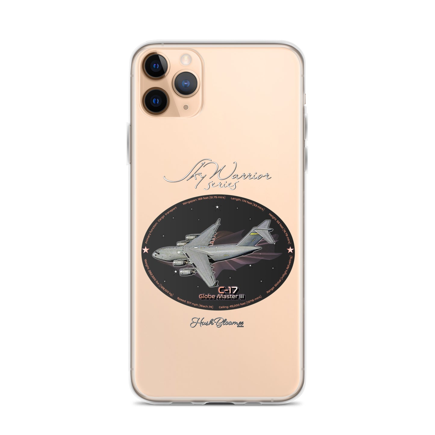 Clear - C17 Globe Master III Clear Case for iPhone
