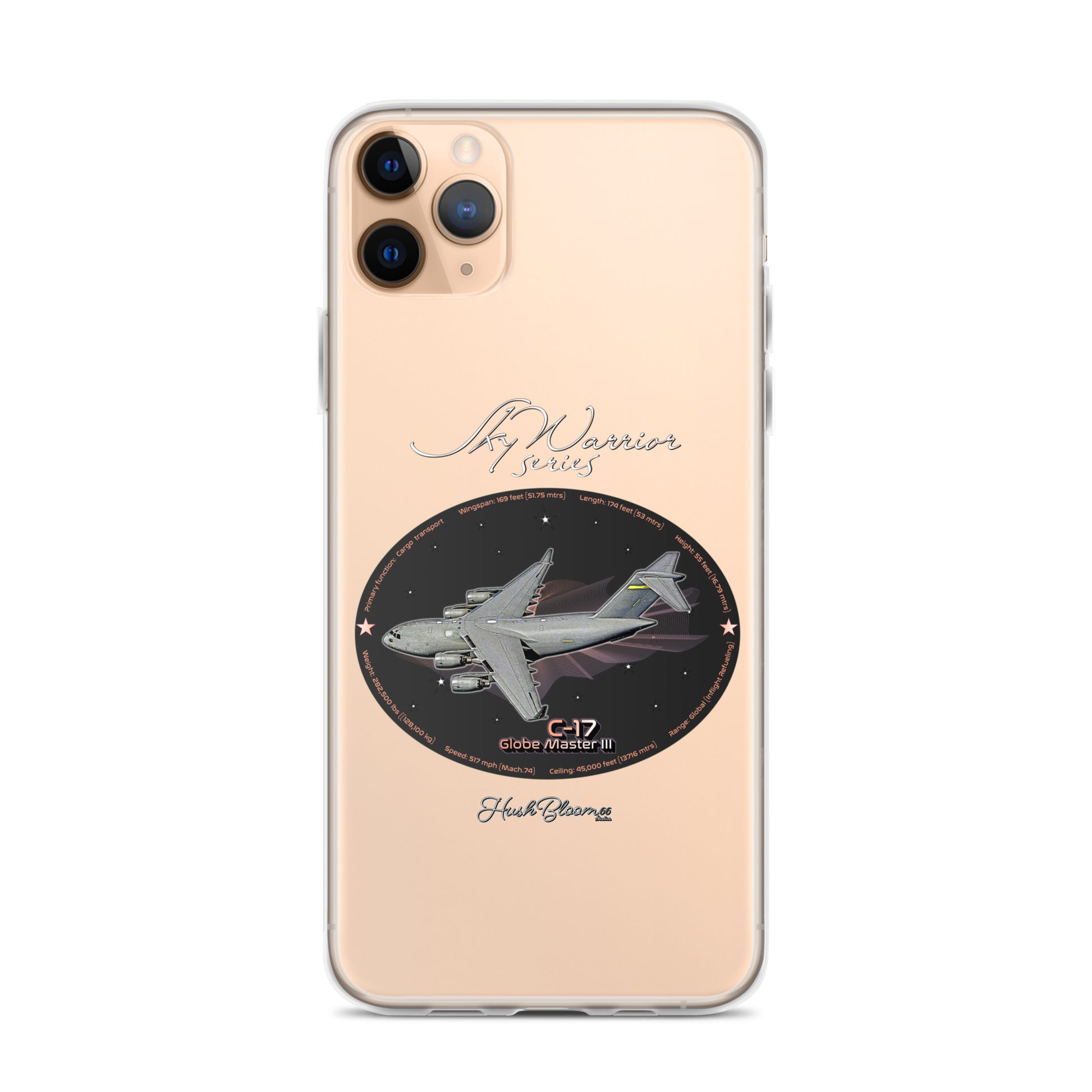 Clear - C17 Globe Master III Clear Case for iPhone