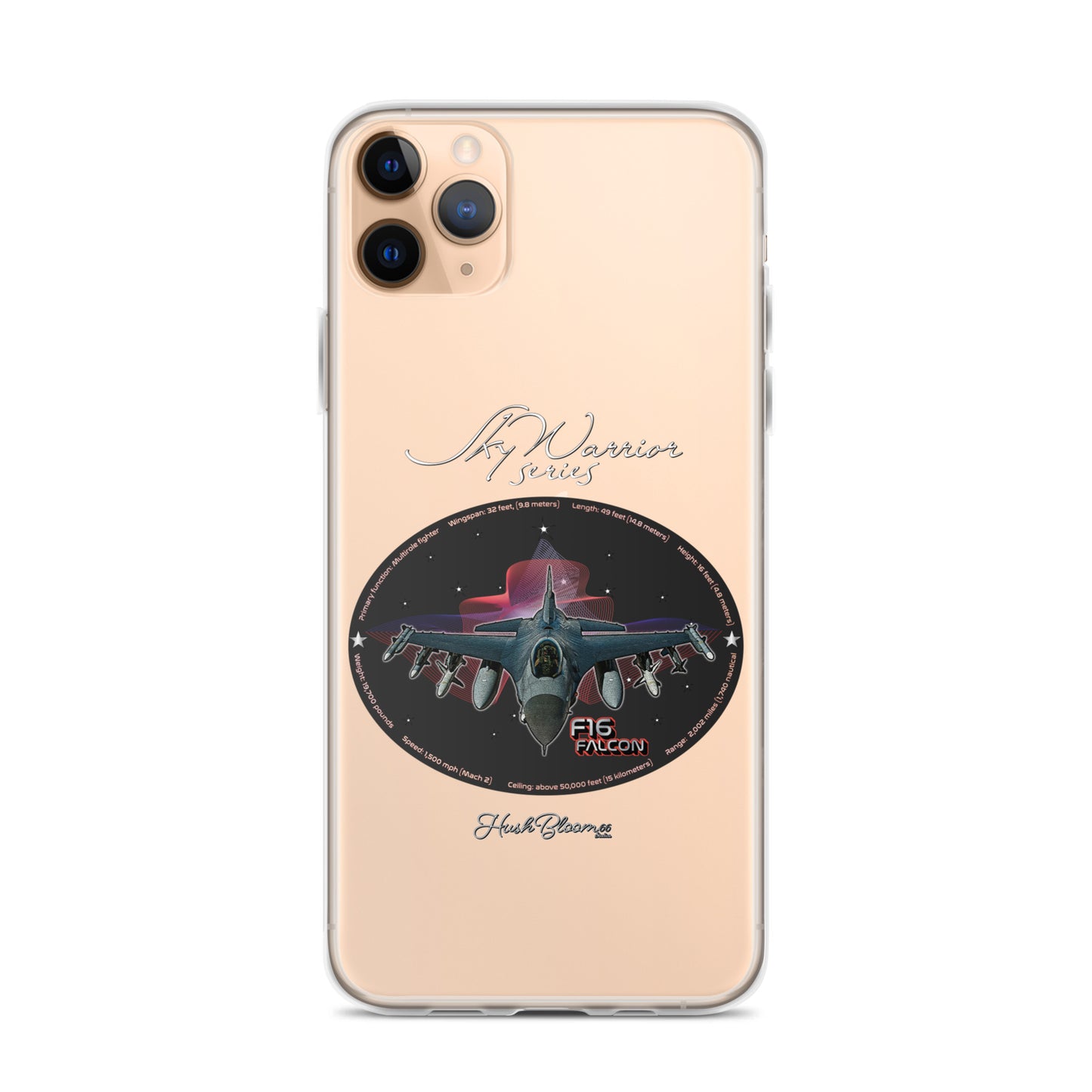 Clear - F16 Falcon Clear Case for iPhone