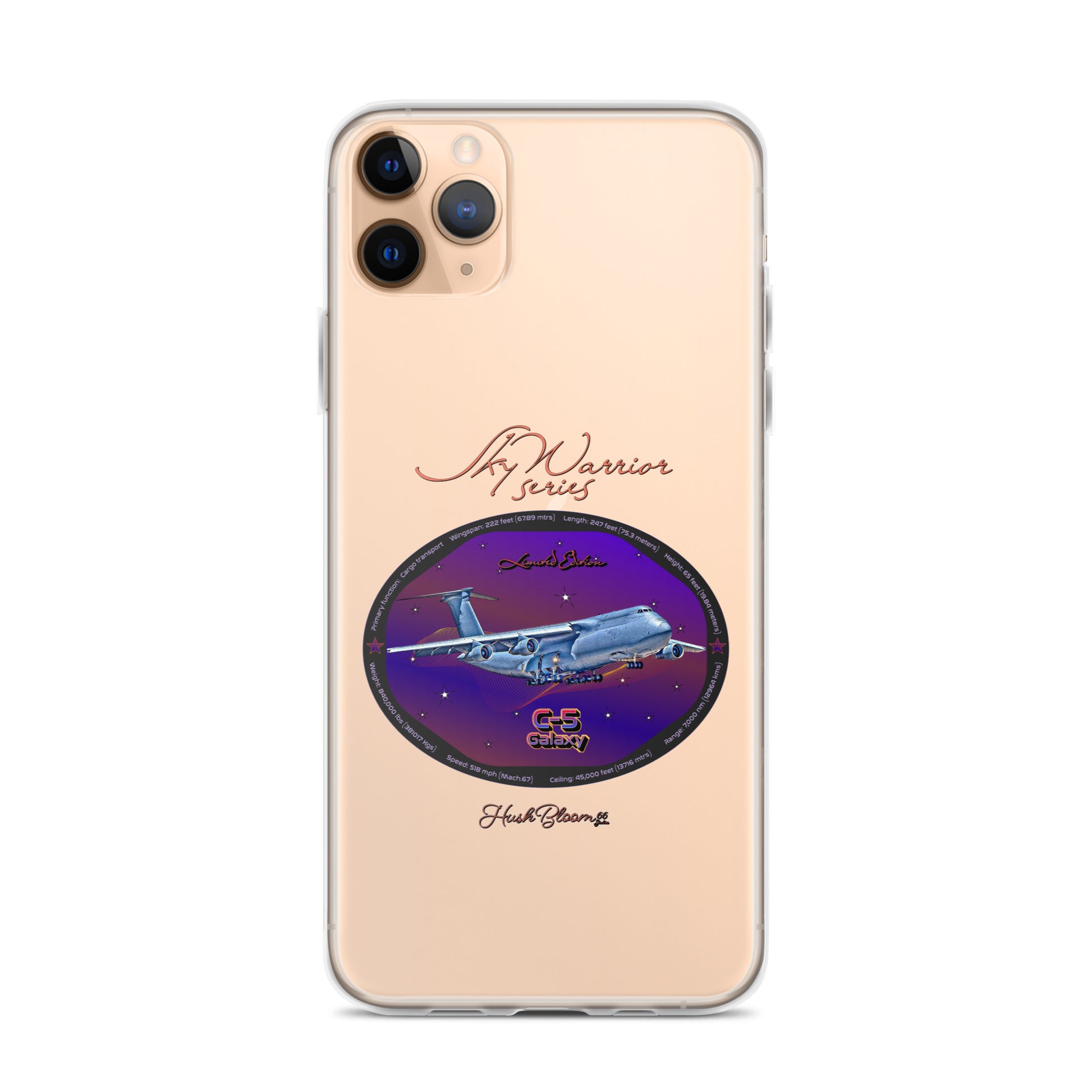 Clear - C5 Galaxy (Limited Edition) Clear Case for iPhone