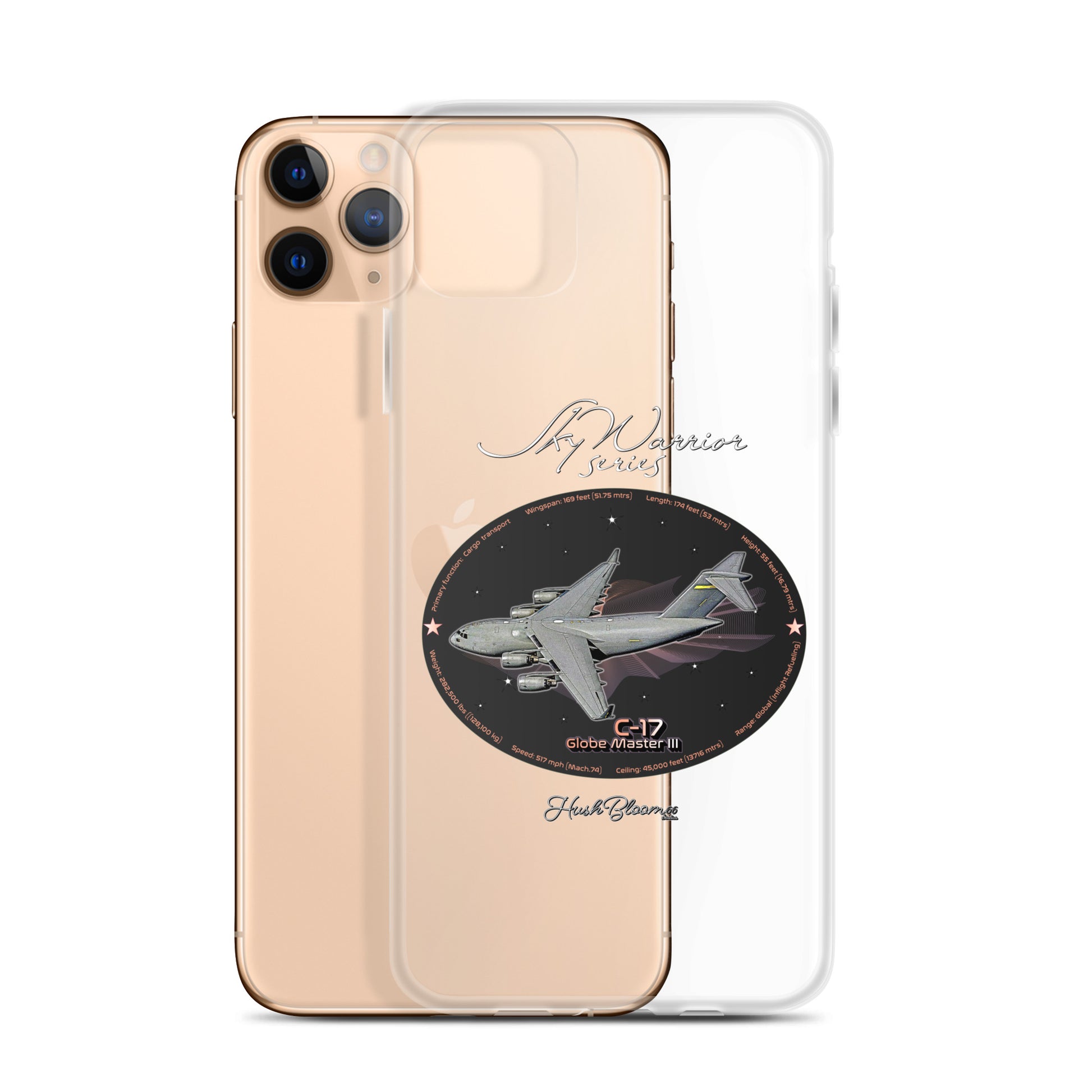 Clear - C17 Globe Master III Clear Case for iPhone