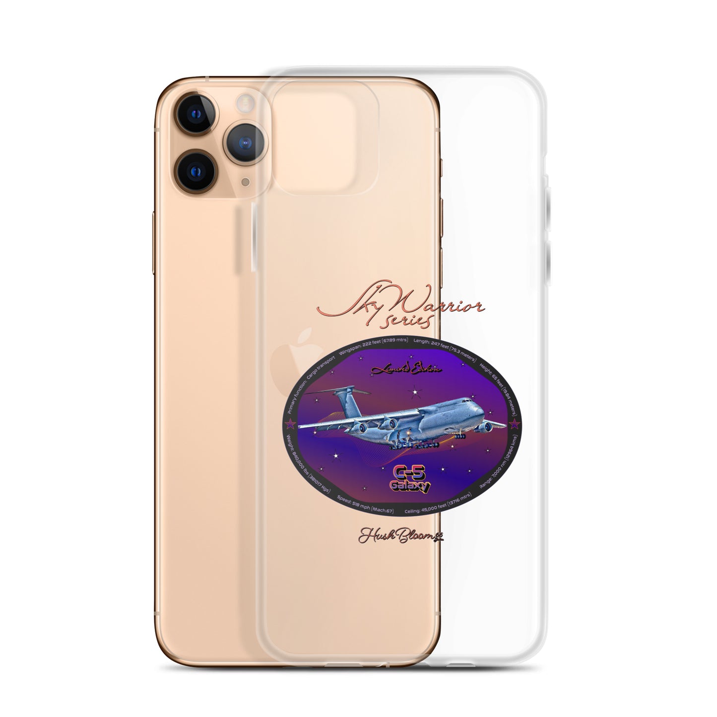 Clear - C5 Galaxy (Limited Edition) Clear Case for iPhone