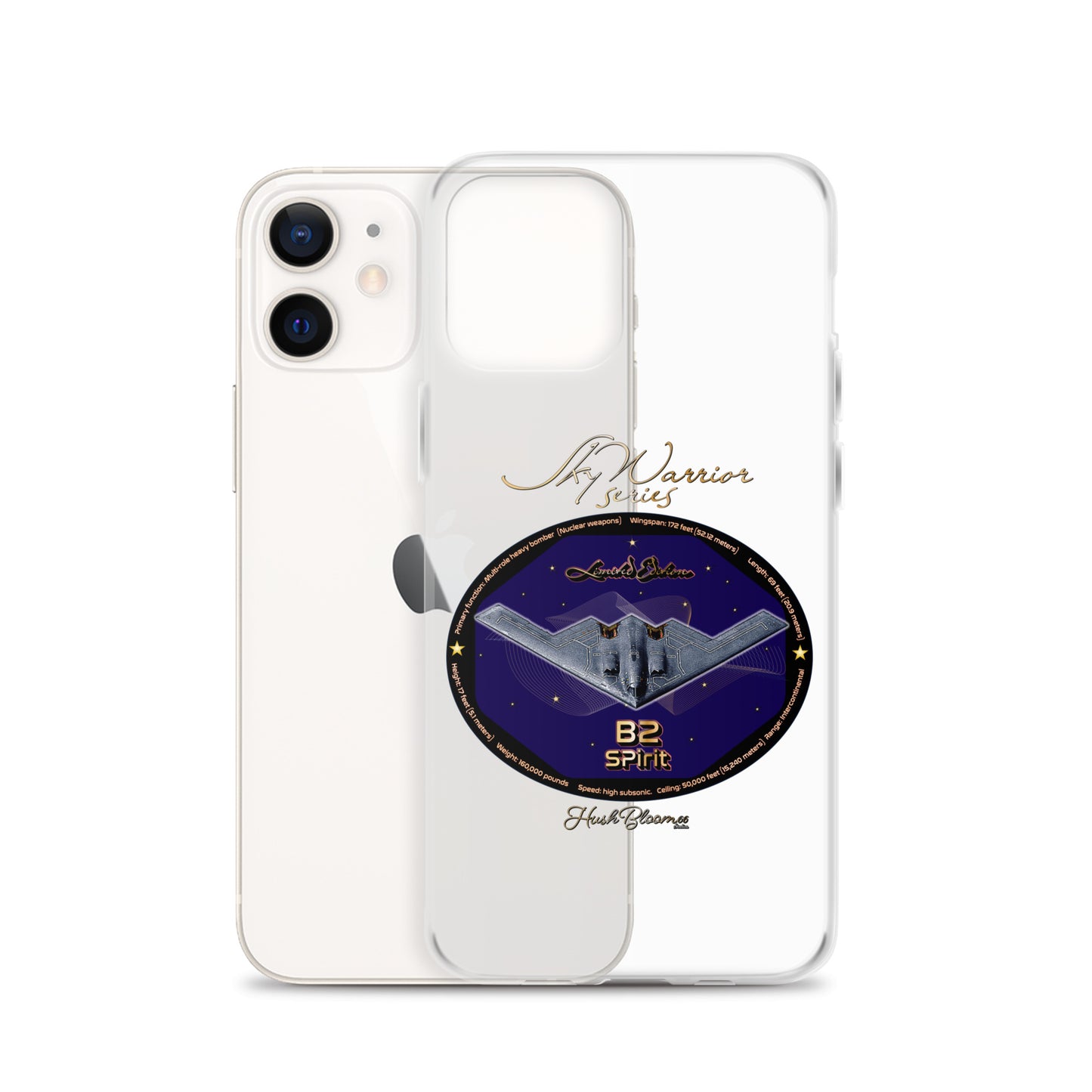 Clear - B2 Spirit (Limited Edition) Clear Case for iPhone