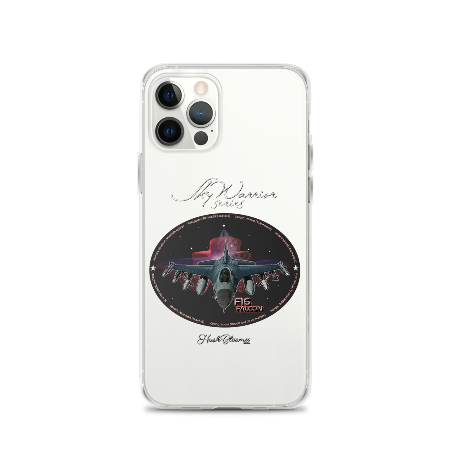 Clear - F16 Falcon Clear Case for iPhone