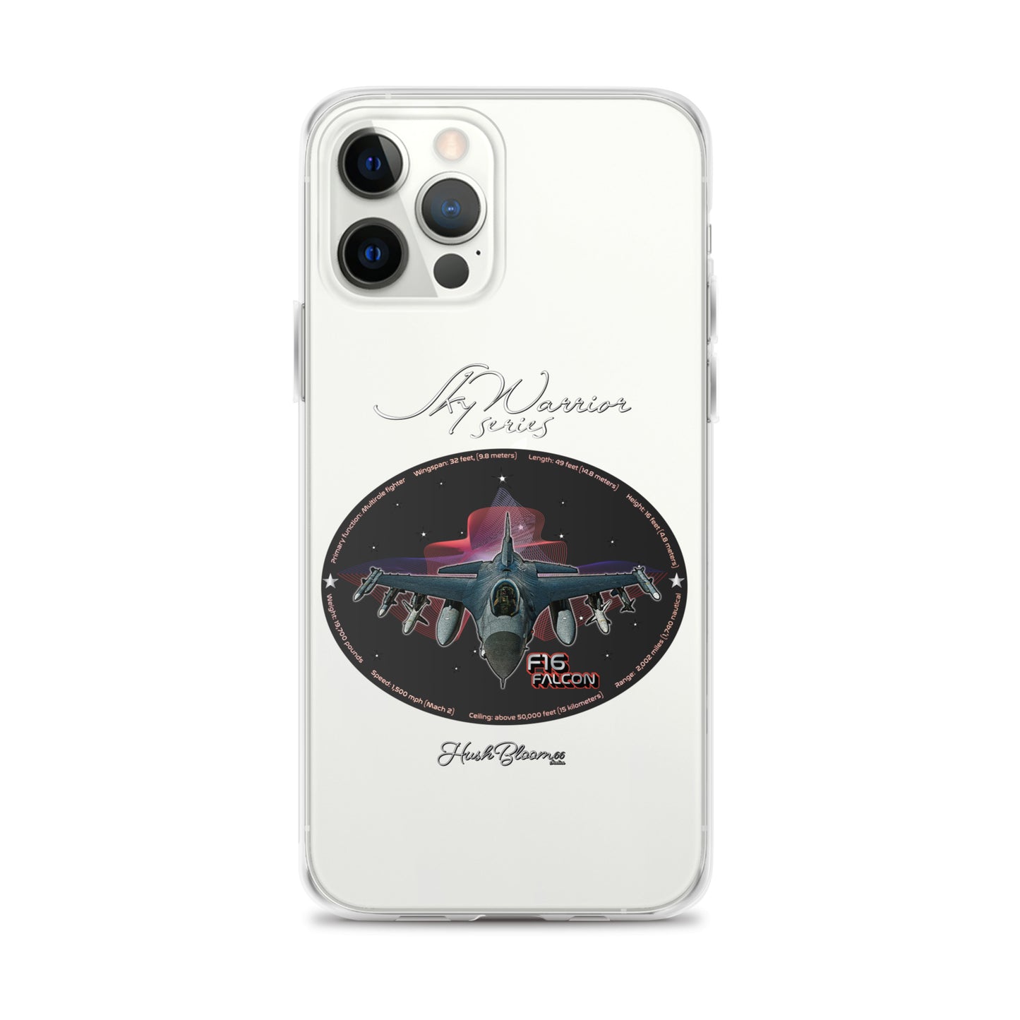 Clear - F16 Falcon Clear Case for iPhone