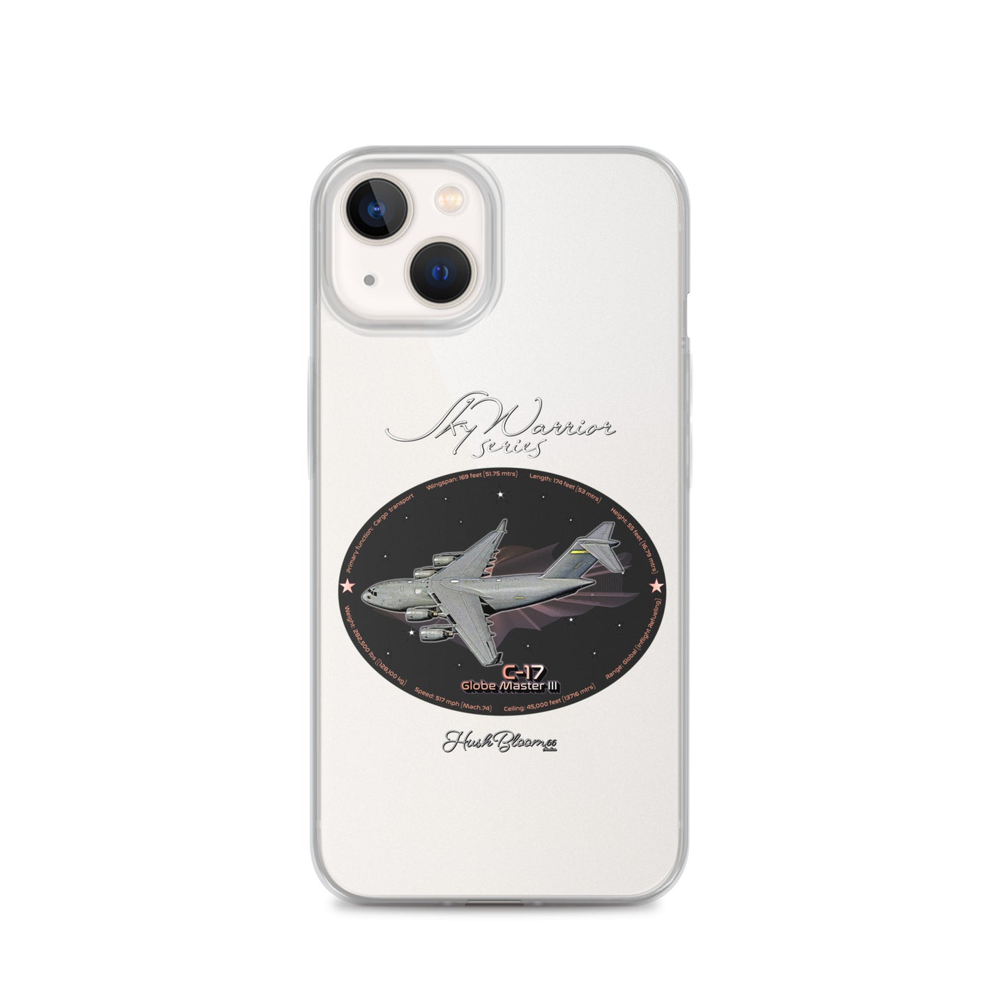 Clear - C17 Globe Master III Clear Case for iPhone