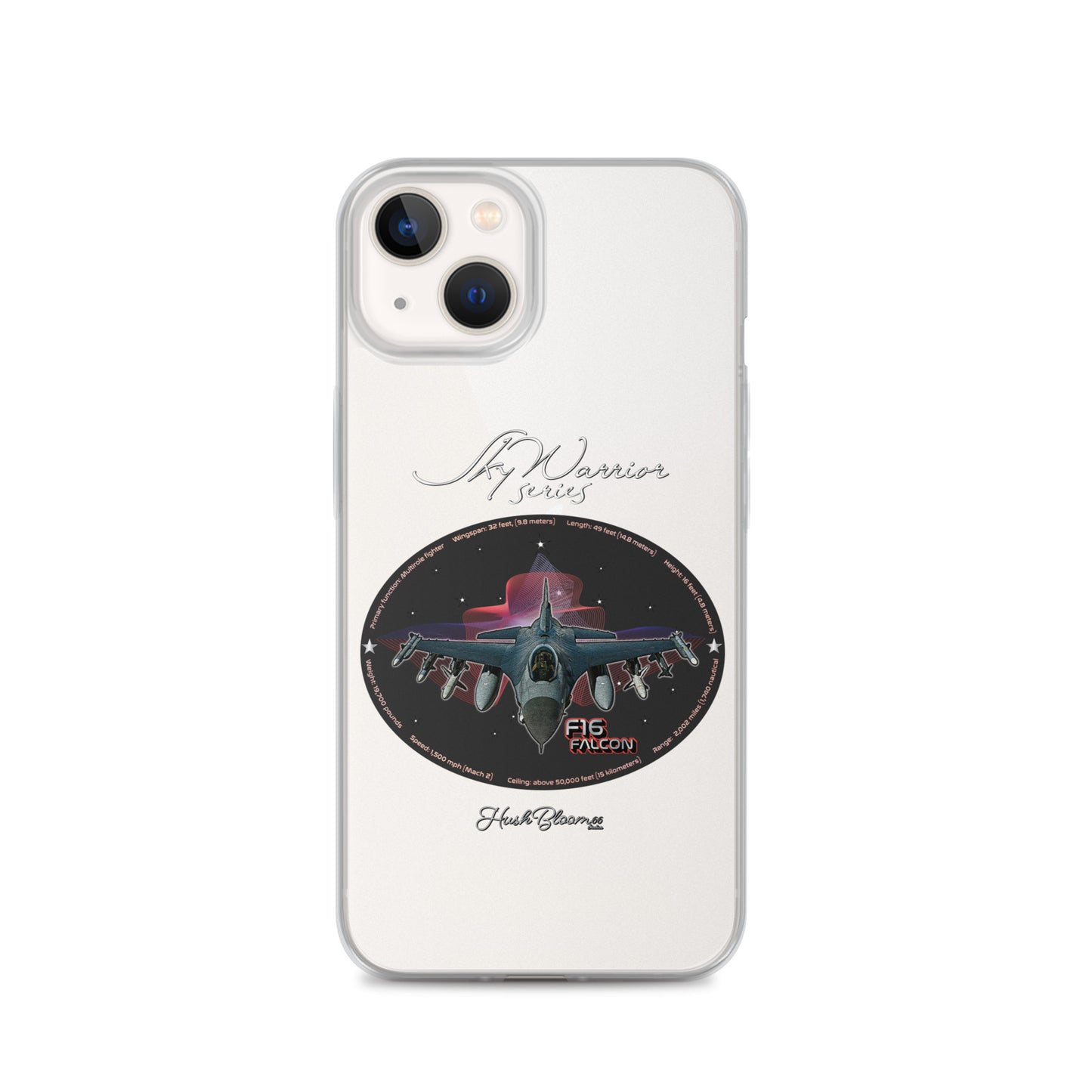 Clear - F16 Falcon Clear Case for iPhone