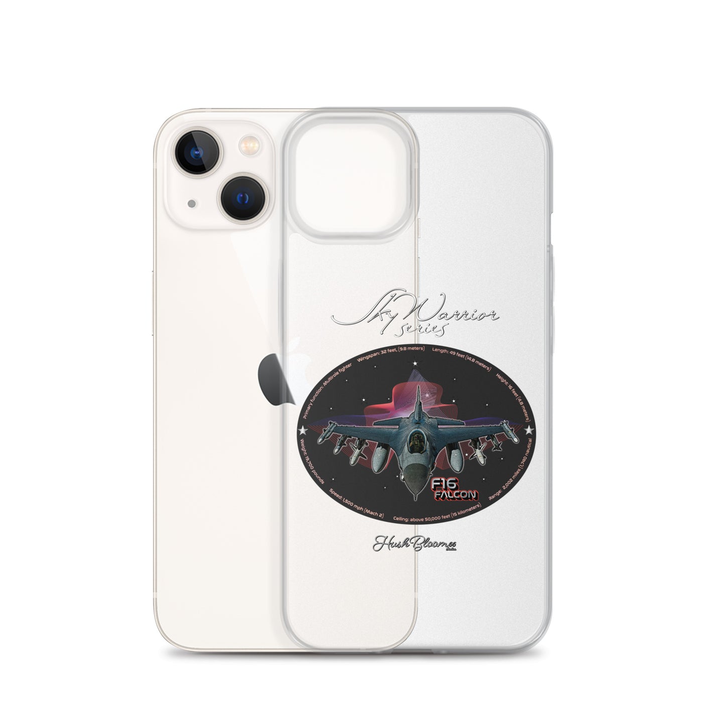 Clear - F16 Falcon Clear Case for iPhone