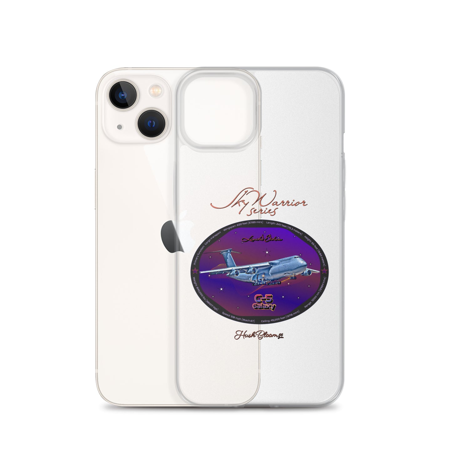 Clear - C5 Galaxy (Limited Edition) Clear Case for iPhone