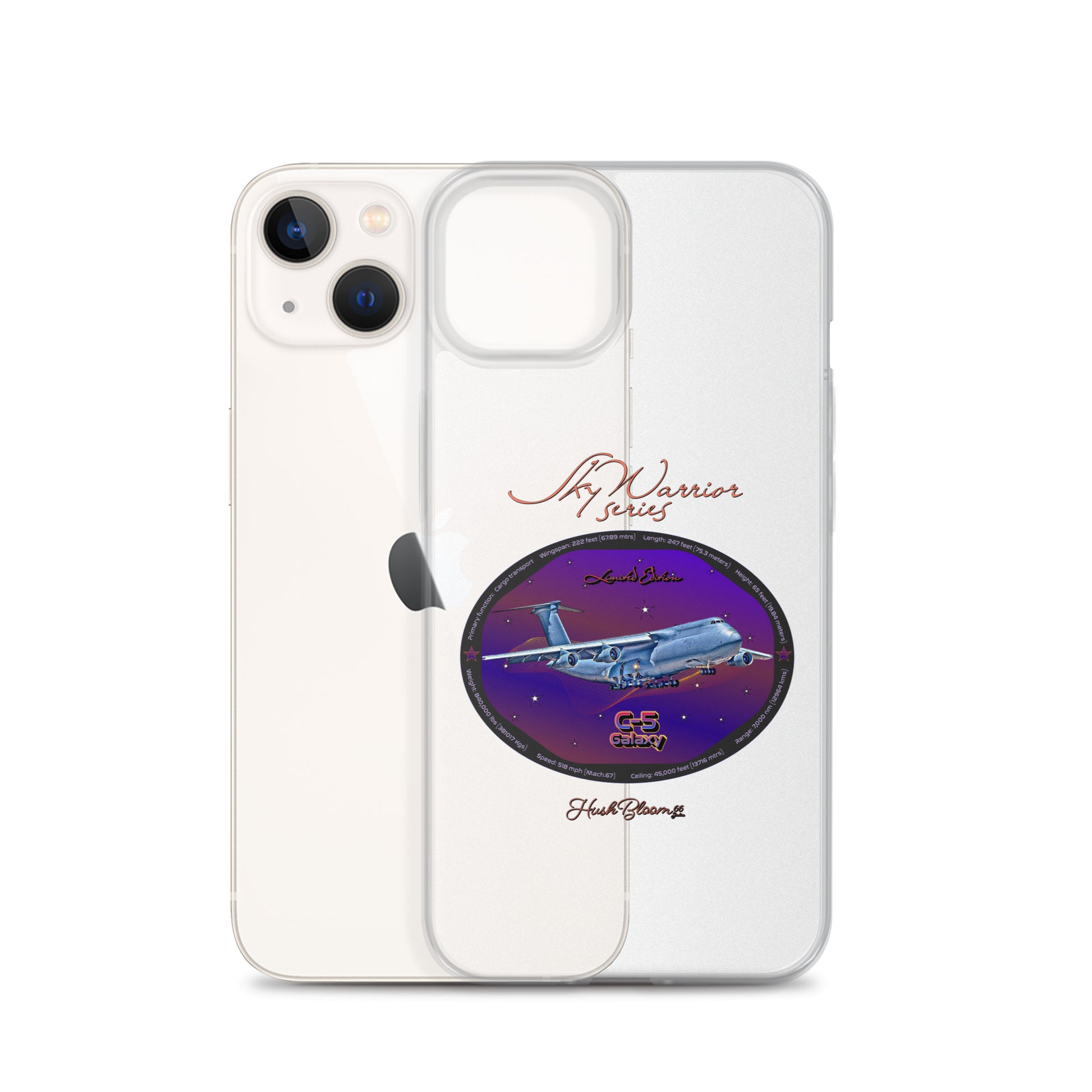 Clear - C5 Galaxy (Limited Edition) Clear Case for iPhone