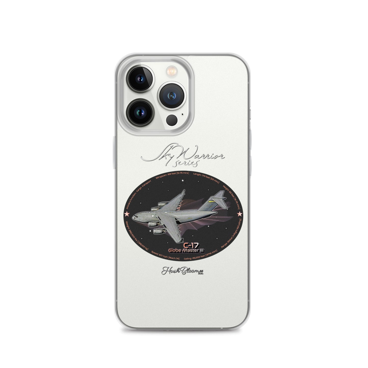 Clear - C17 Globe Master III Clear Case for iPhone