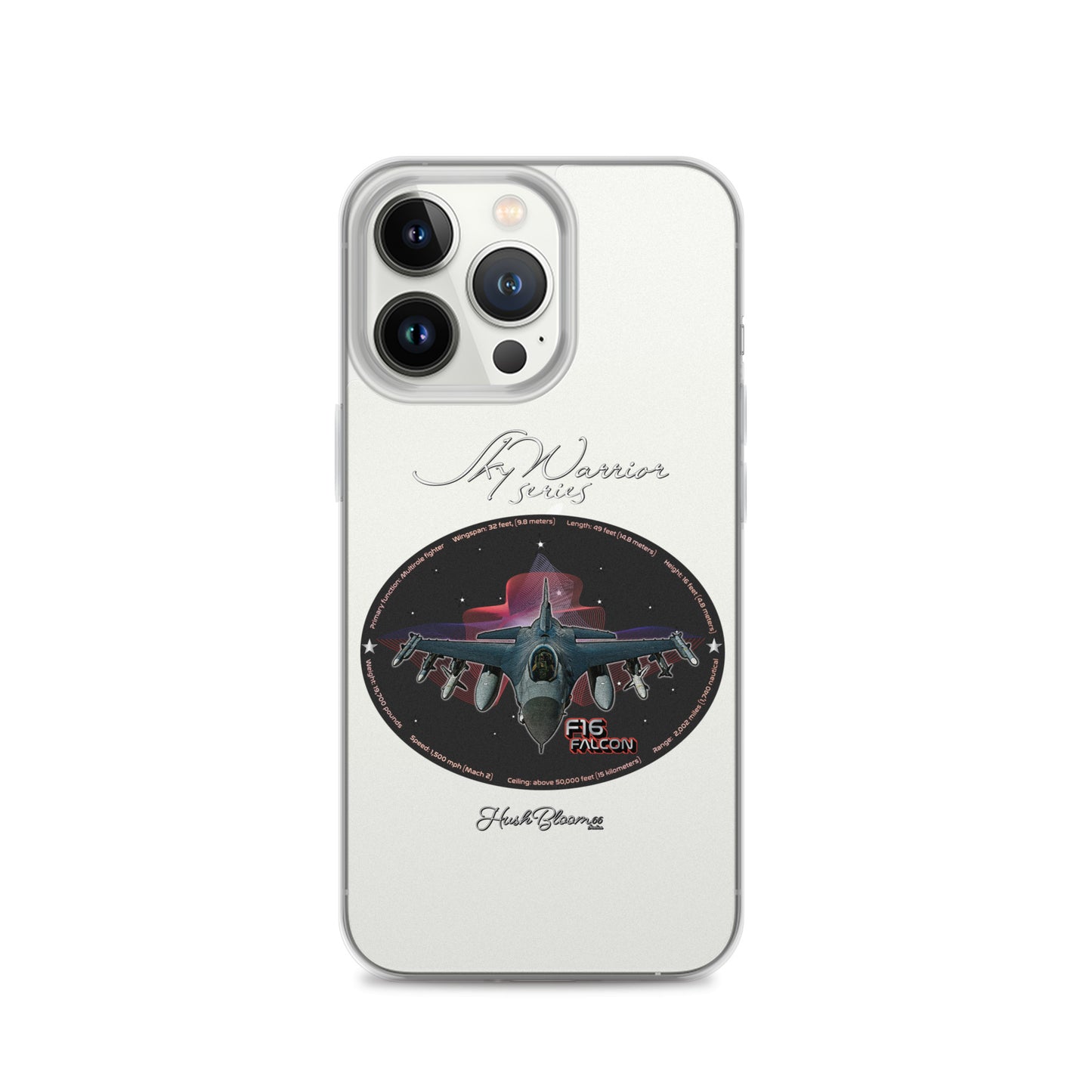 Clear - F16 Falcon Clear Case for iPhone