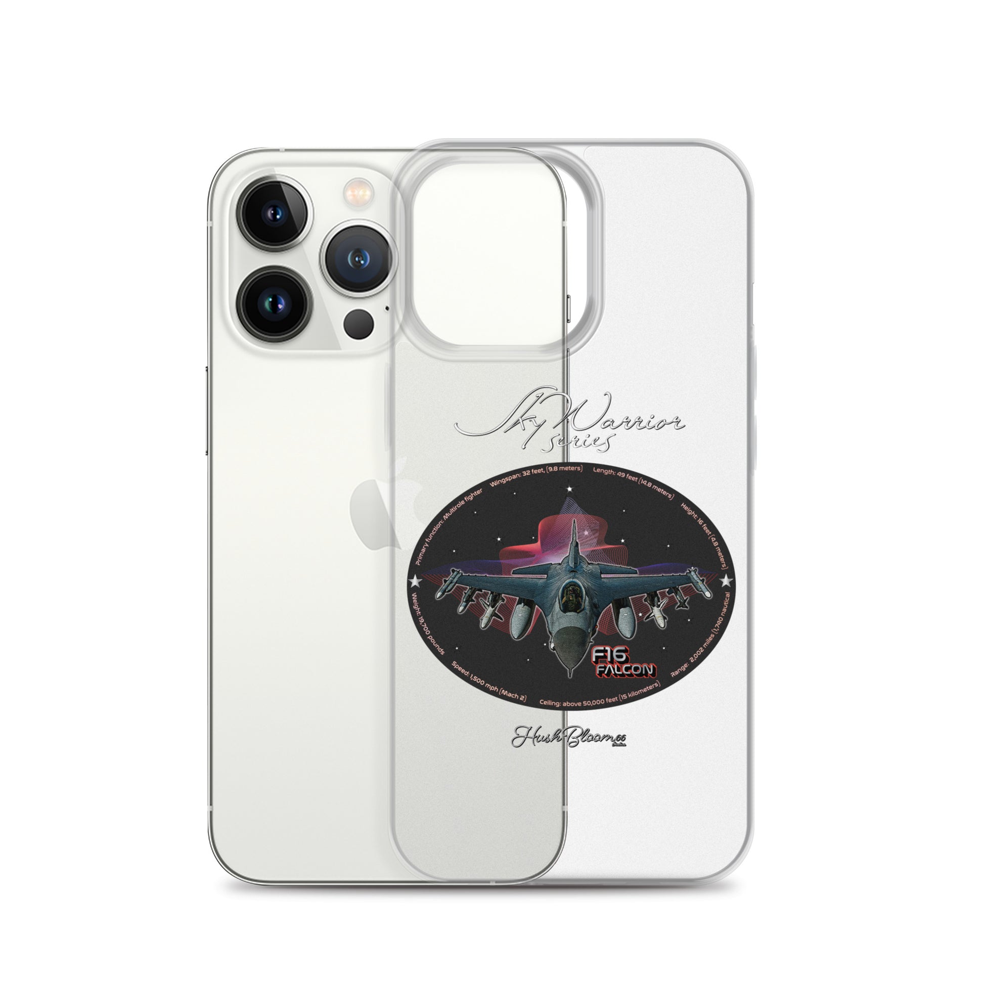Clear - F16 Falcon Clear Case for iPhone
