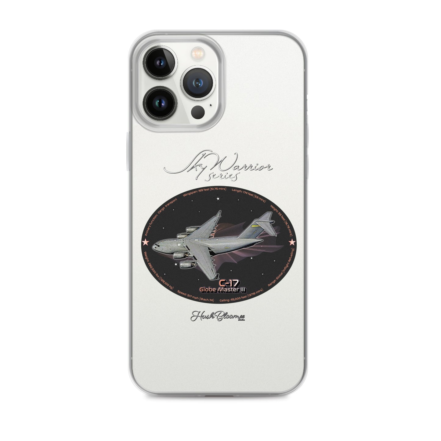 Clear - C17 Globe Master III Clear Case for iPhone