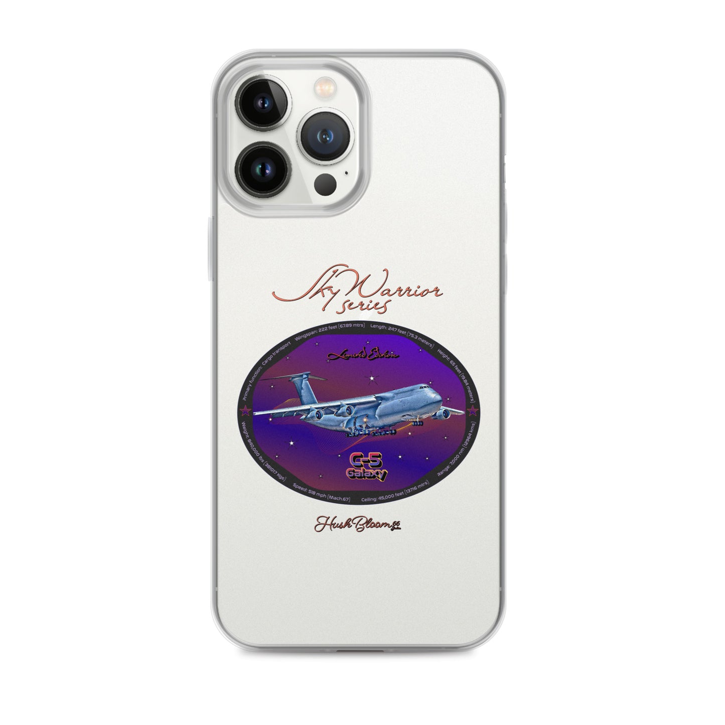 Clear - C5 Galaxy (Limited Edition) Clear Case for iPhone
