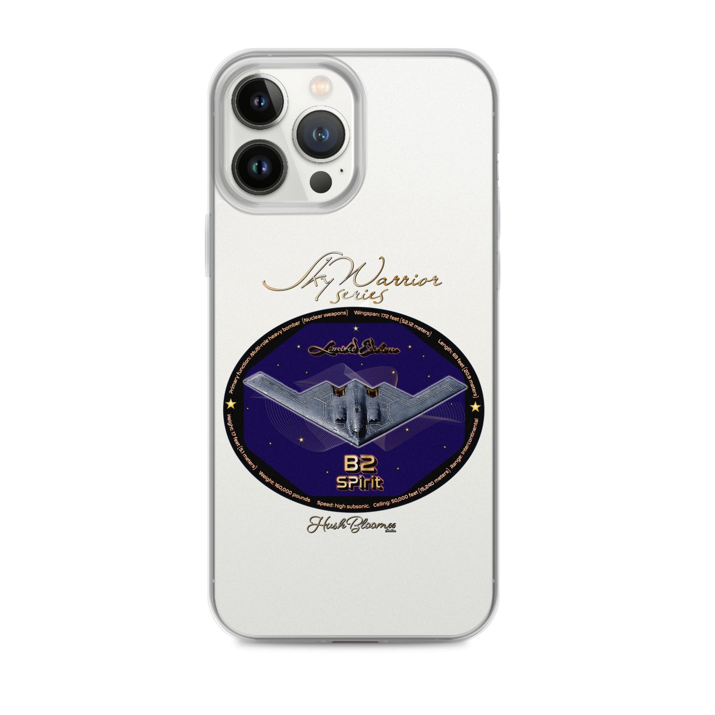 B2 Spirit (Limited Edition) Clear Case for iPhone
