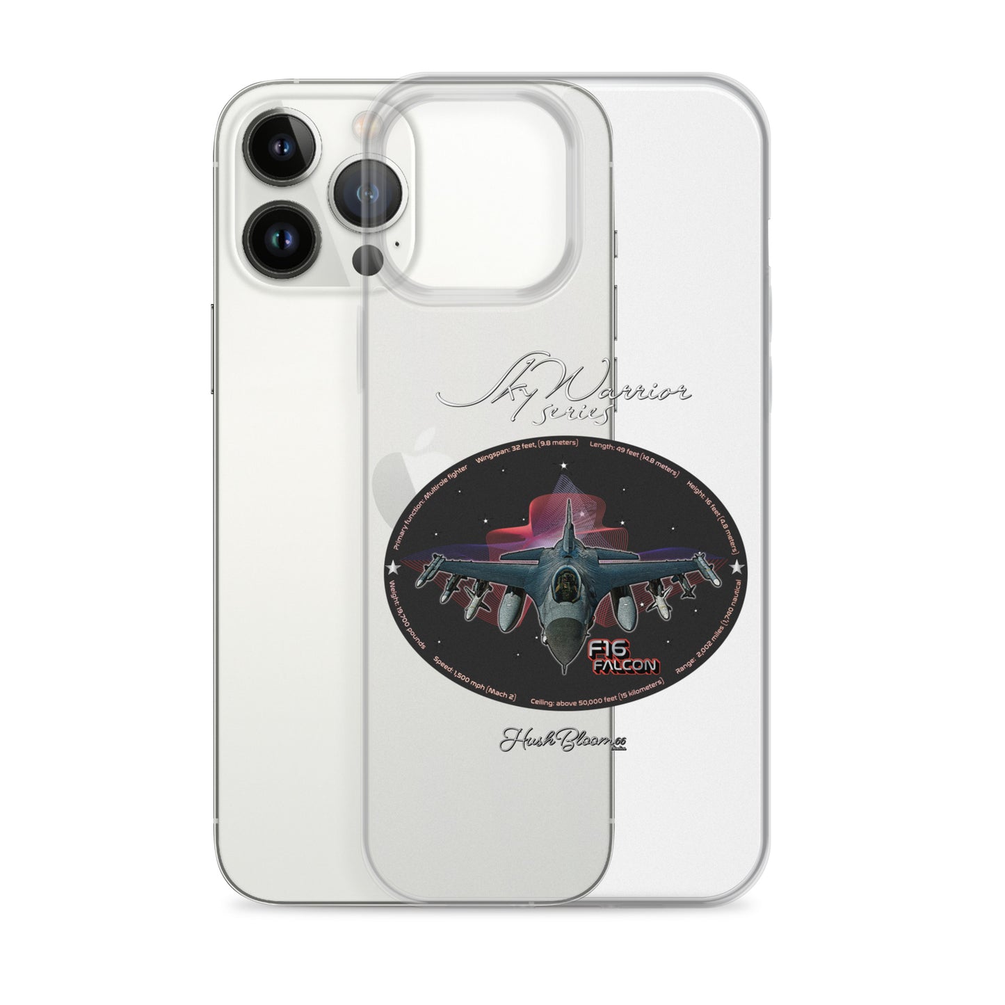 Clear - F16 Falcon Clear Case for iPhone