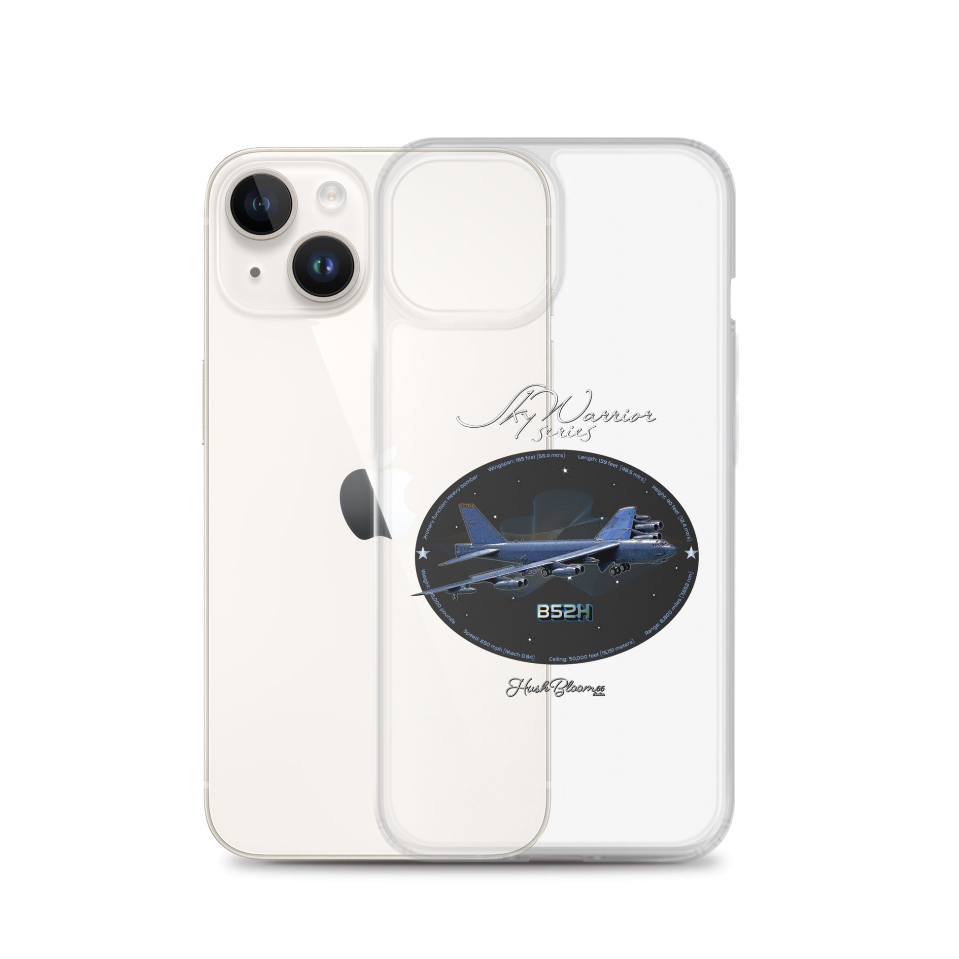 Clear - B52H Stratofortress Clear Case for iPhone