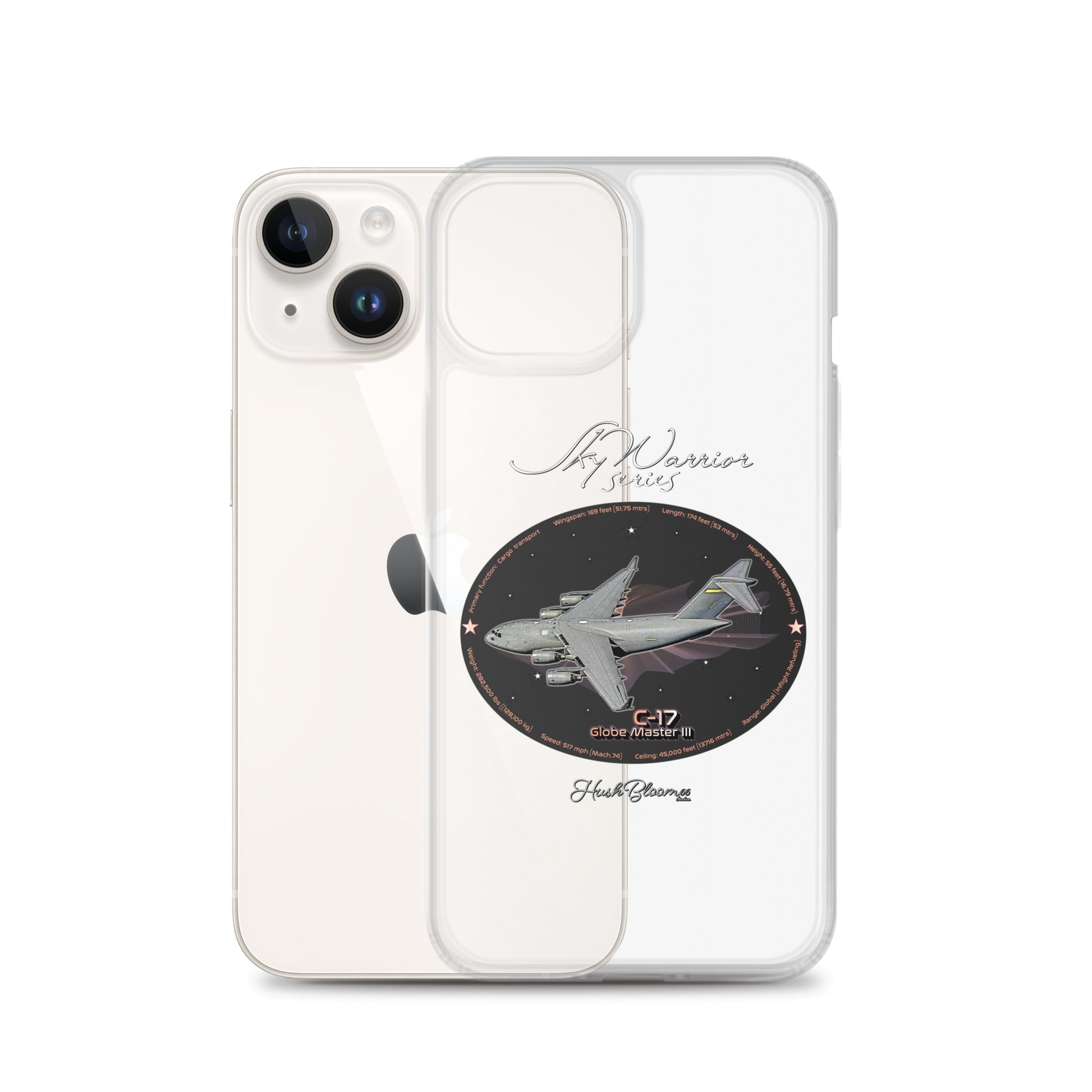 Clear - C17 Globe Master III Clear Case for iPhone