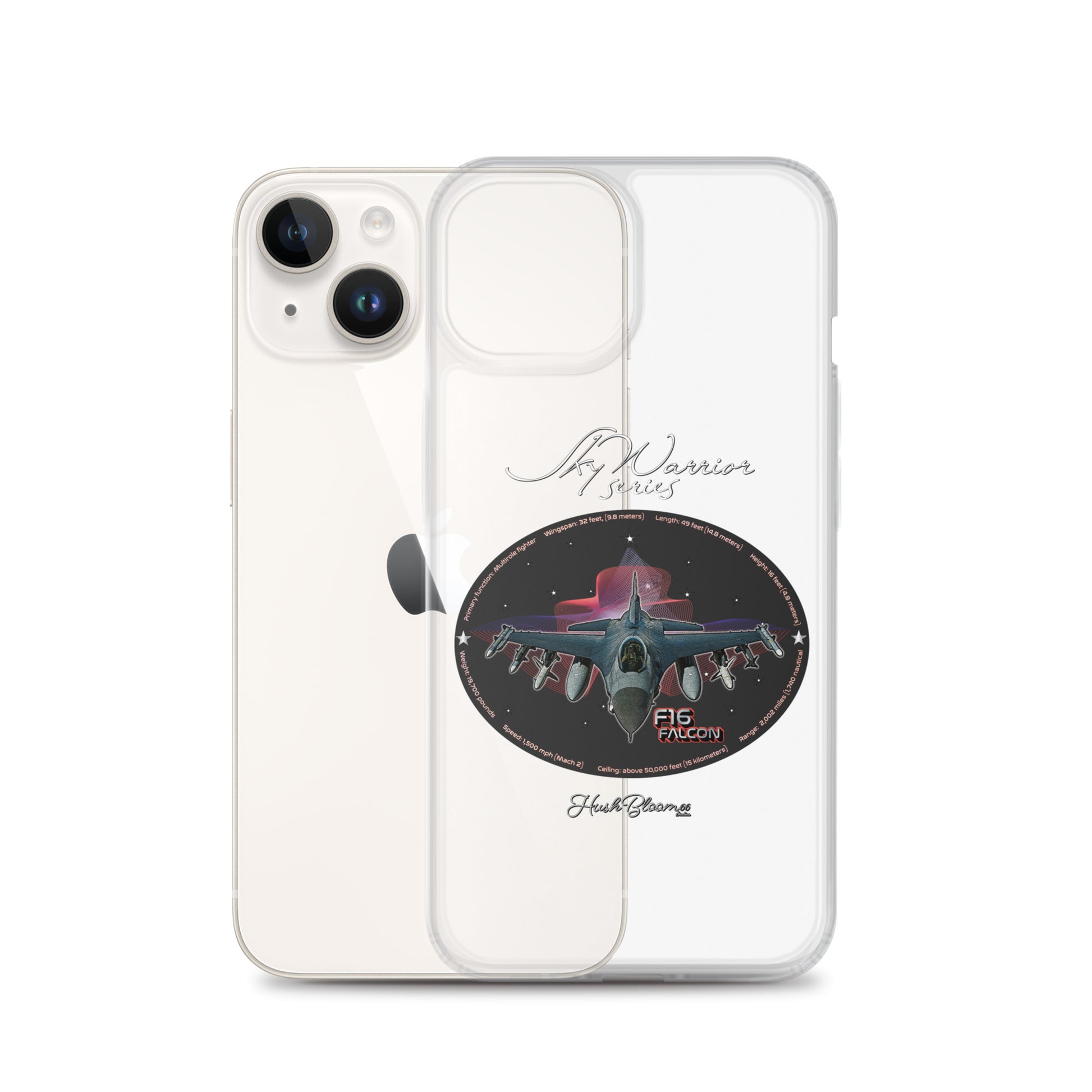 Clear - F16 Falcon Clear Case for iPhone