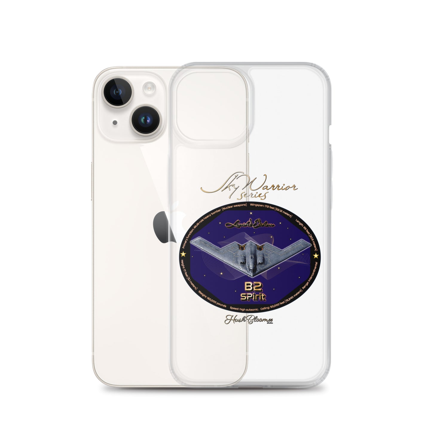 B2 Spirit (Limited Edition) Clear Case for iPhone