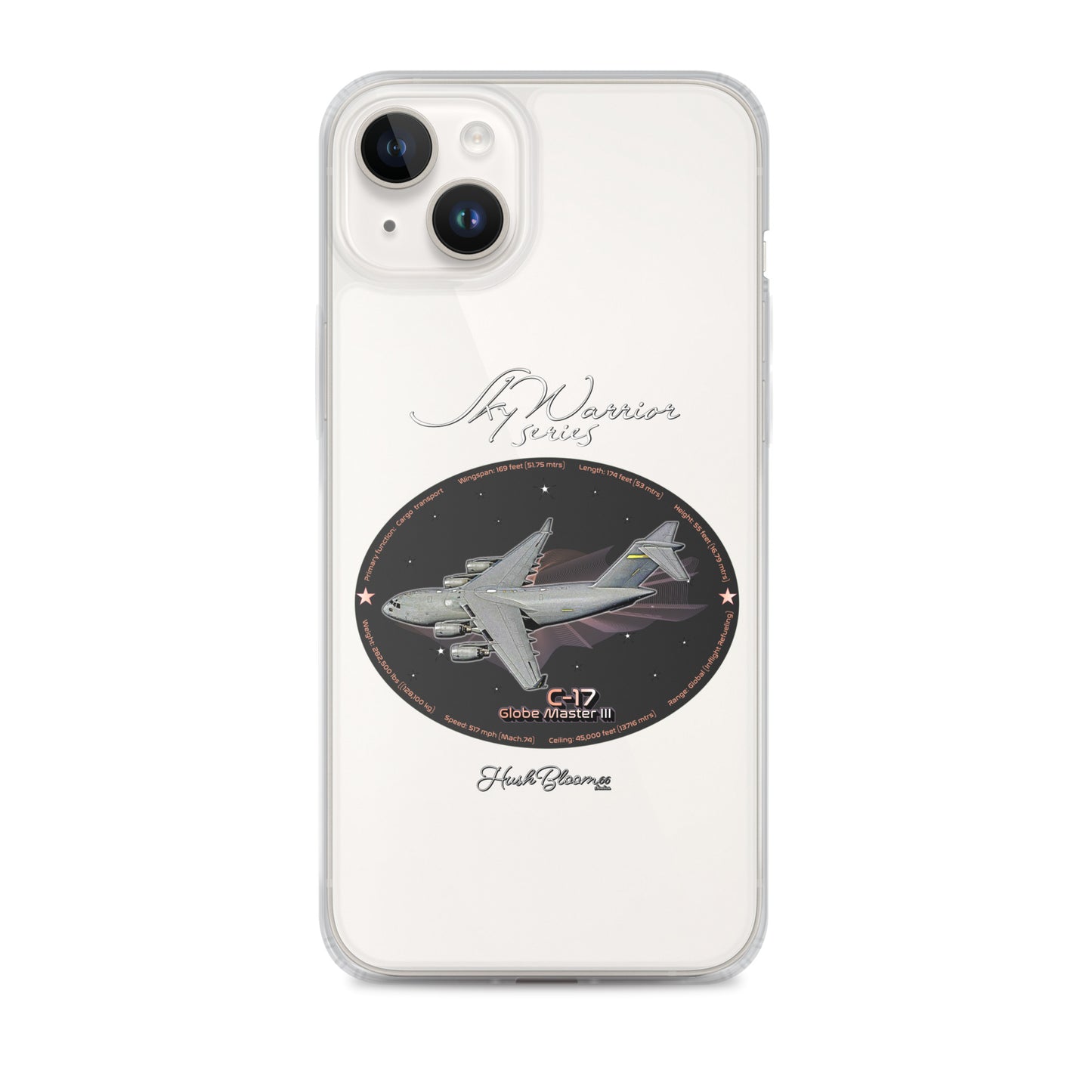 Clear - C17 Globe Master III Clear Case for iPhone
