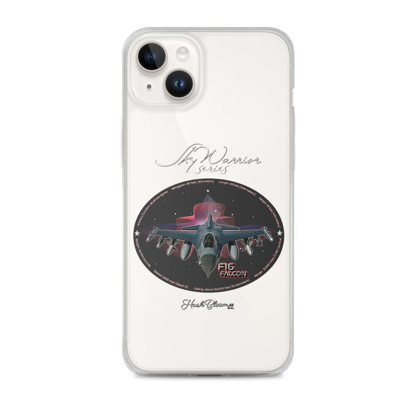 Clear - F16 Falcon Clear Case for iPhone