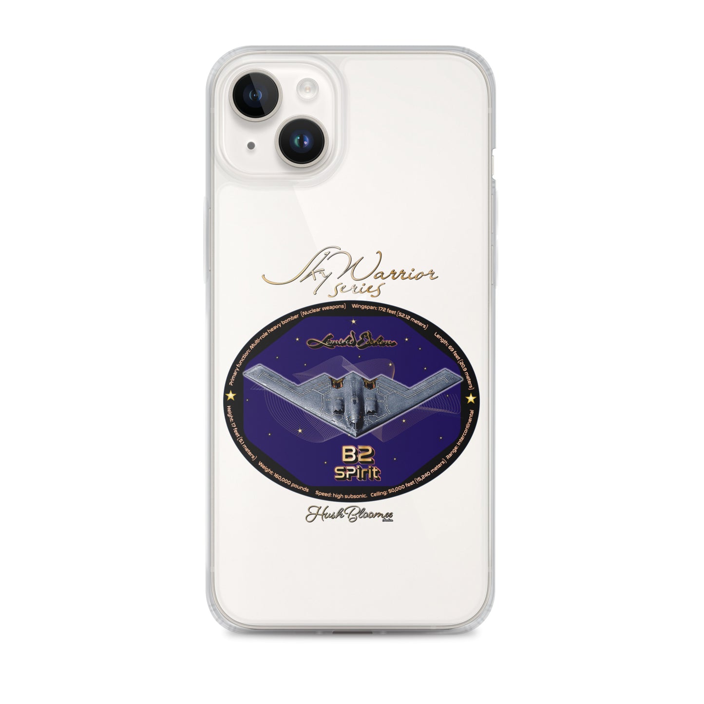B2 Spirit (Limited Edition) Clear Case for iPhone