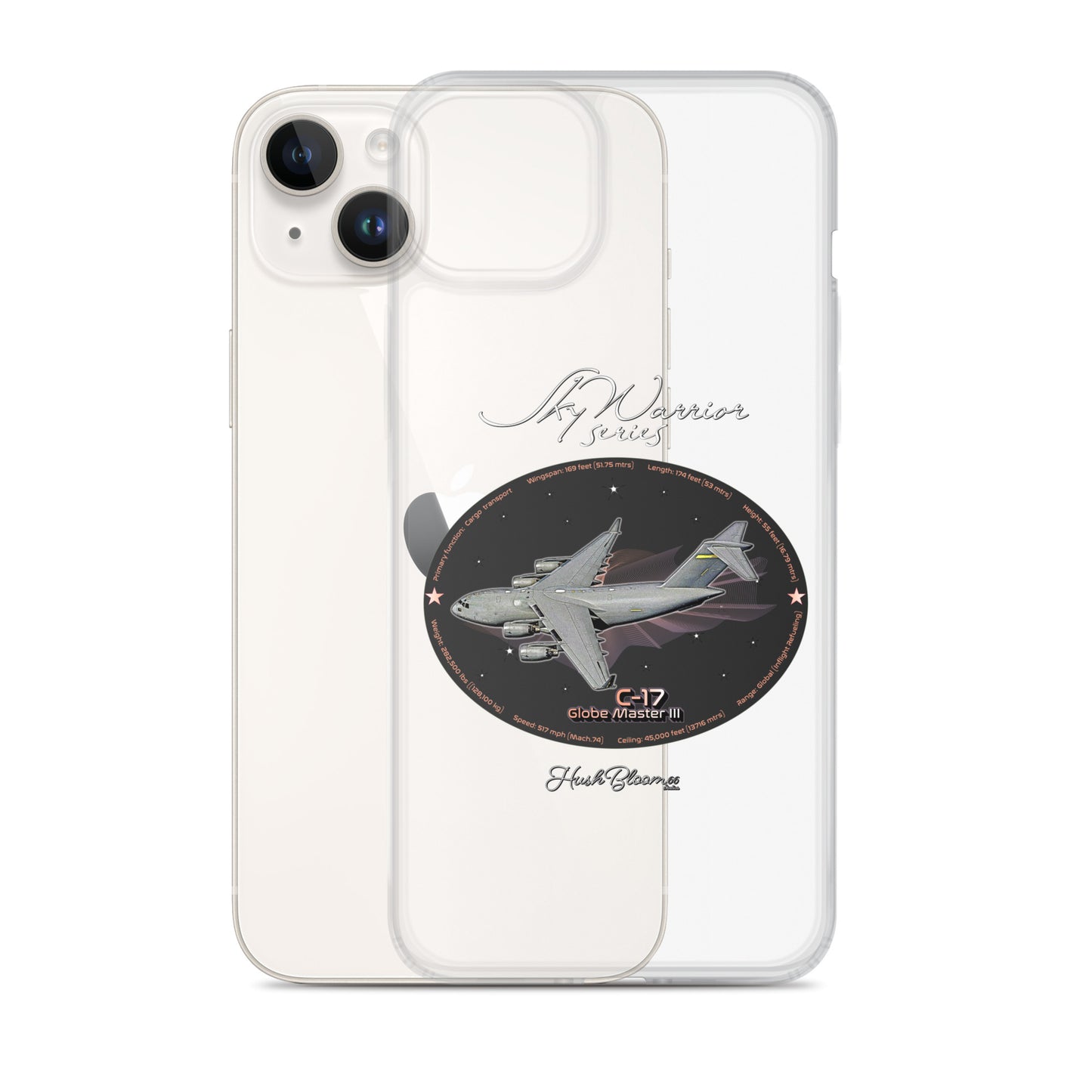 Clear - C17 Globe Master III Clear Case for iPhone