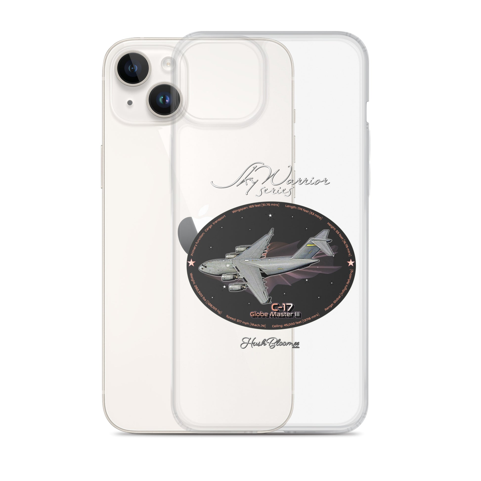 Clear - C17 Globe Master III Clear Case for iPhone