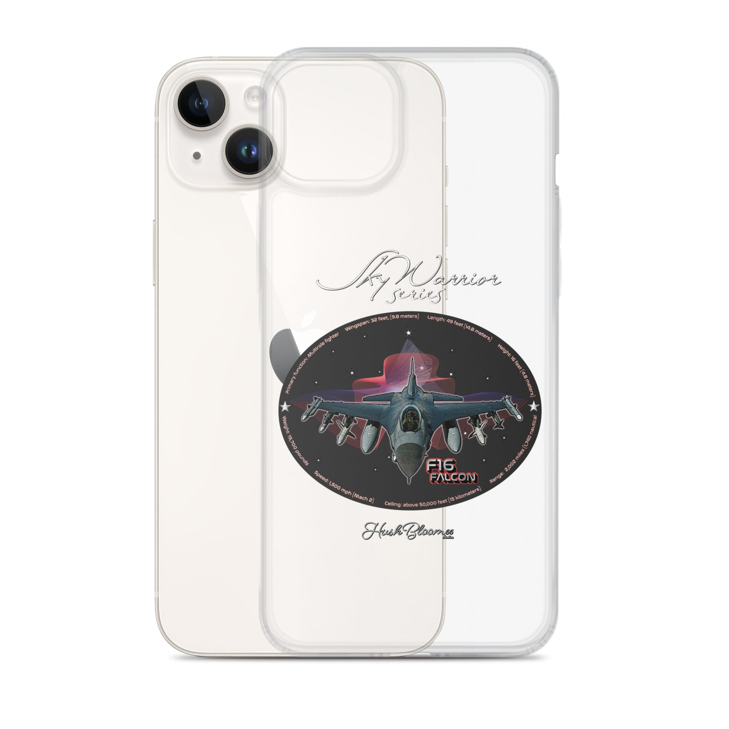 Clear - F16 Falcon Clear Case for iPhone