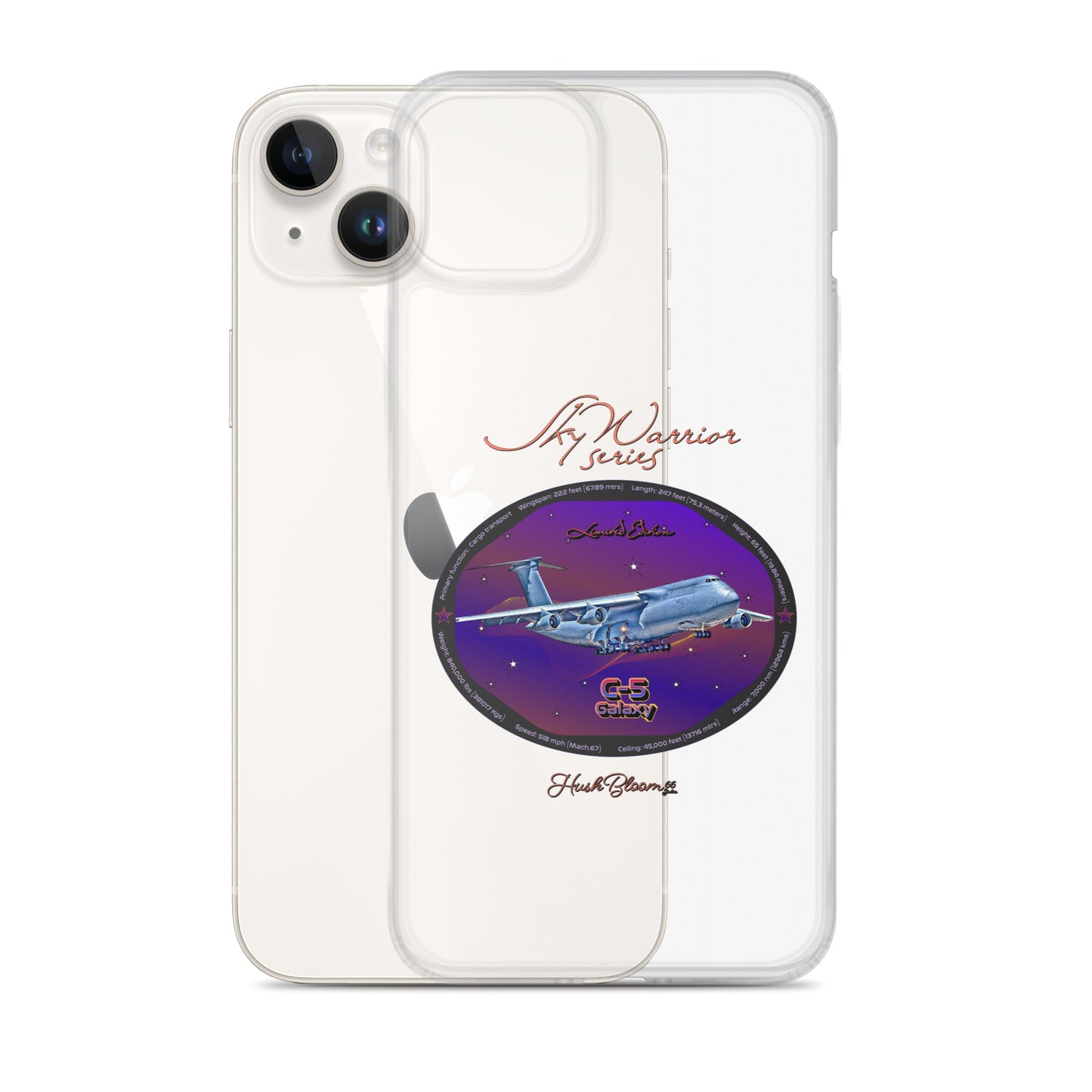 Clear - C5 Galaxy (Limited Edition) Clear Case for iPhone