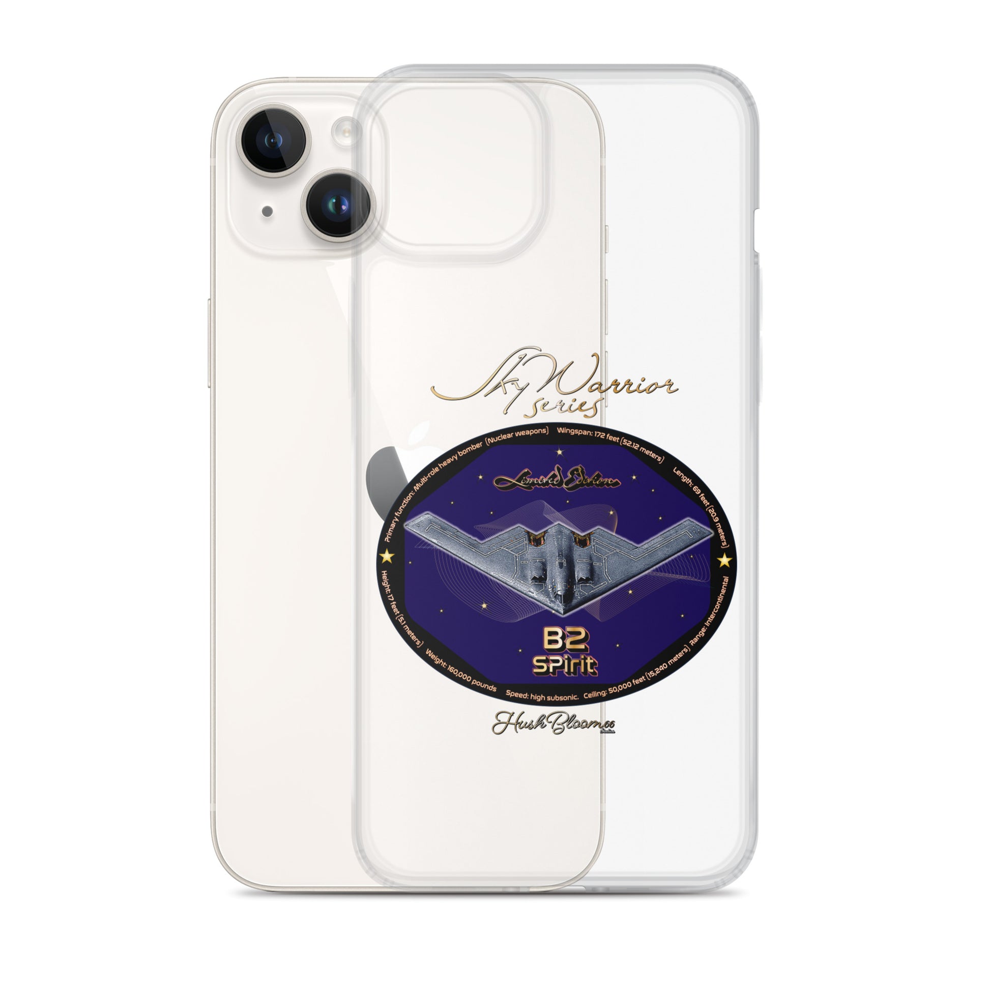 B2 Spirit (Limited Edition) Clear Case for iPhone