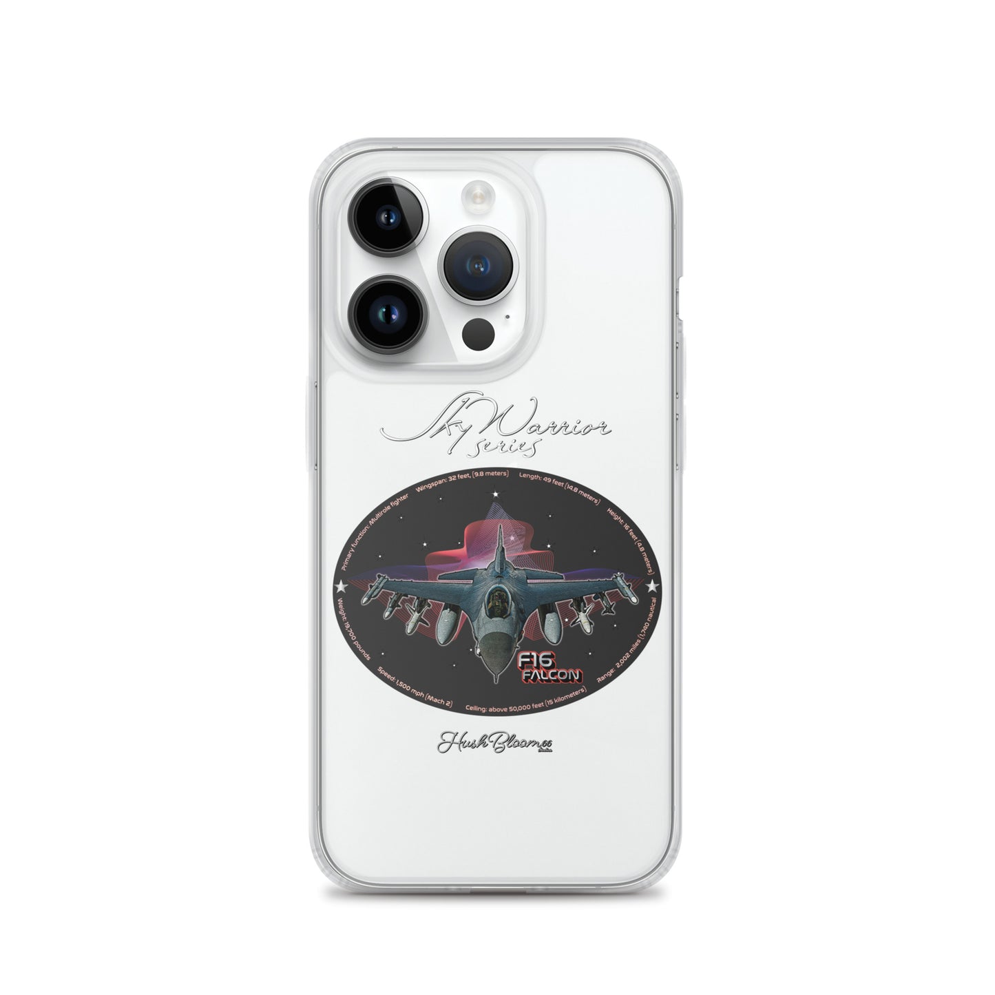 Clear - F16 Falcon Clear Case for iPhone