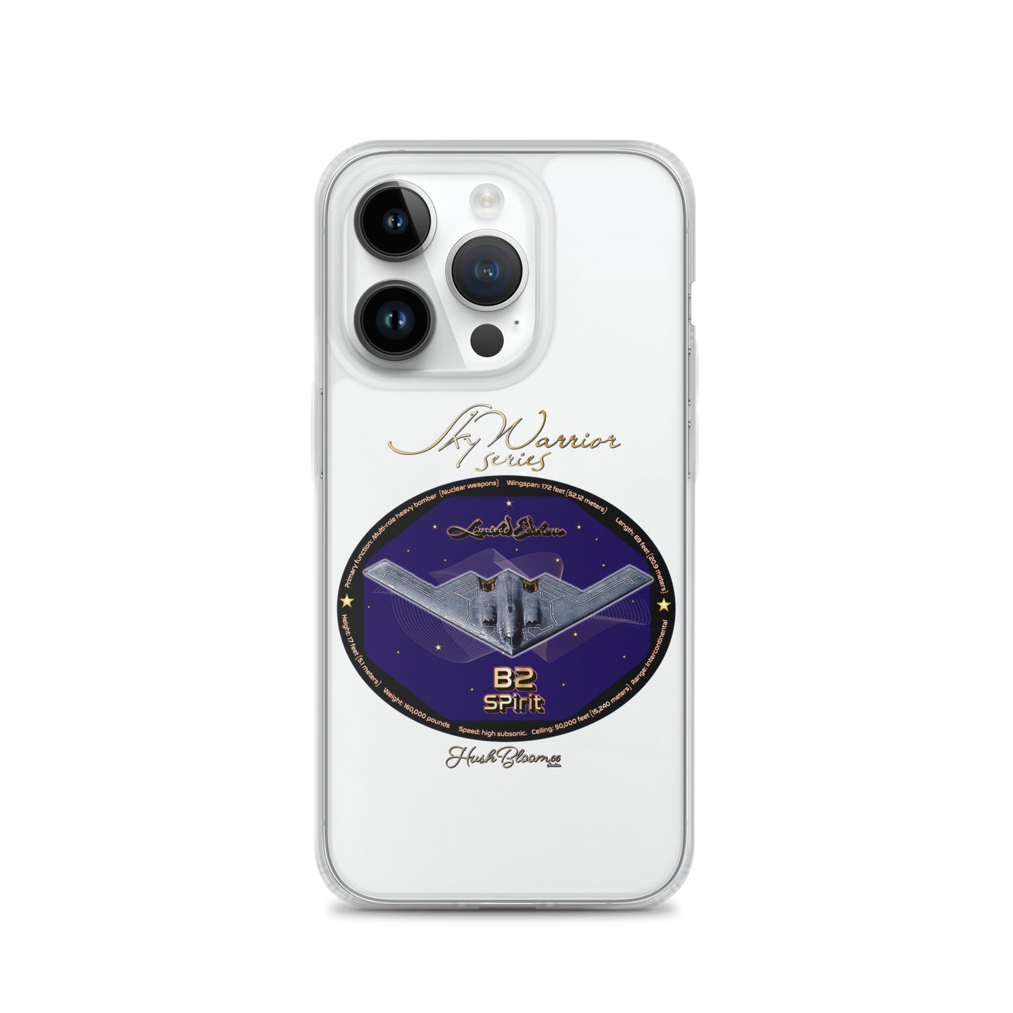 B2 Spirit (Limited Edition) Clear Case for iPhone