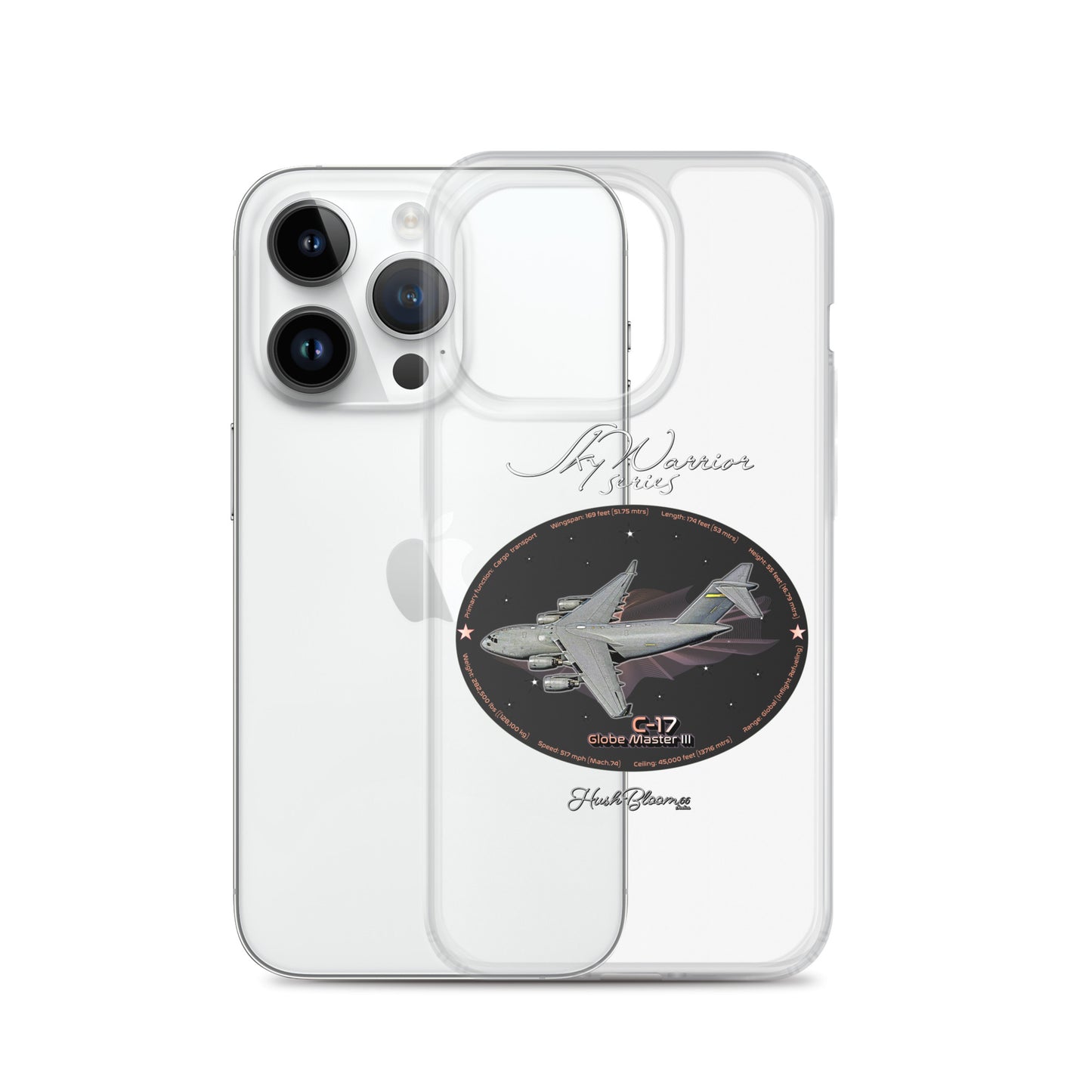 Clear - C17 Globe Master III Clear Case for iPhone