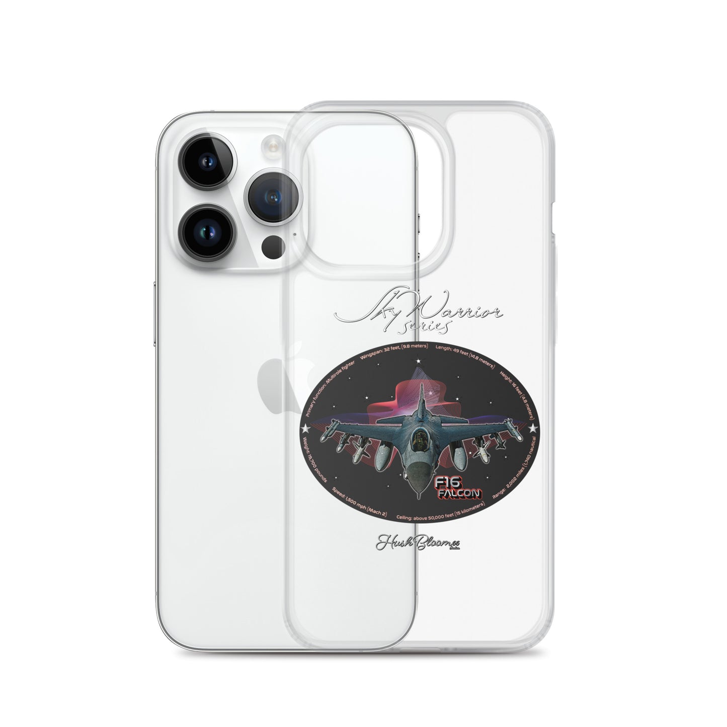Clear - F16 Falcon Clear Case for iPhone