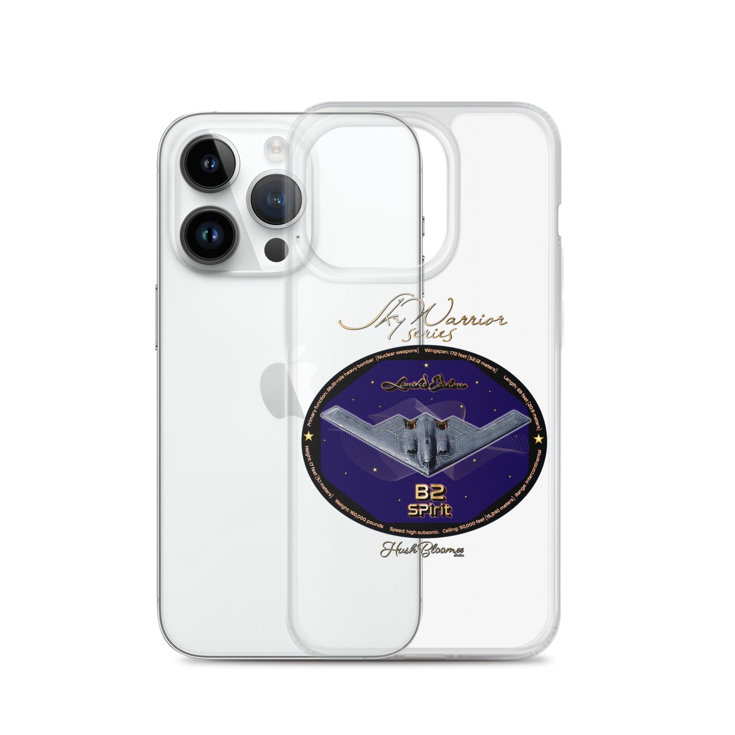 B2 Spirit (Limited Edition) Clear Case for iPhone