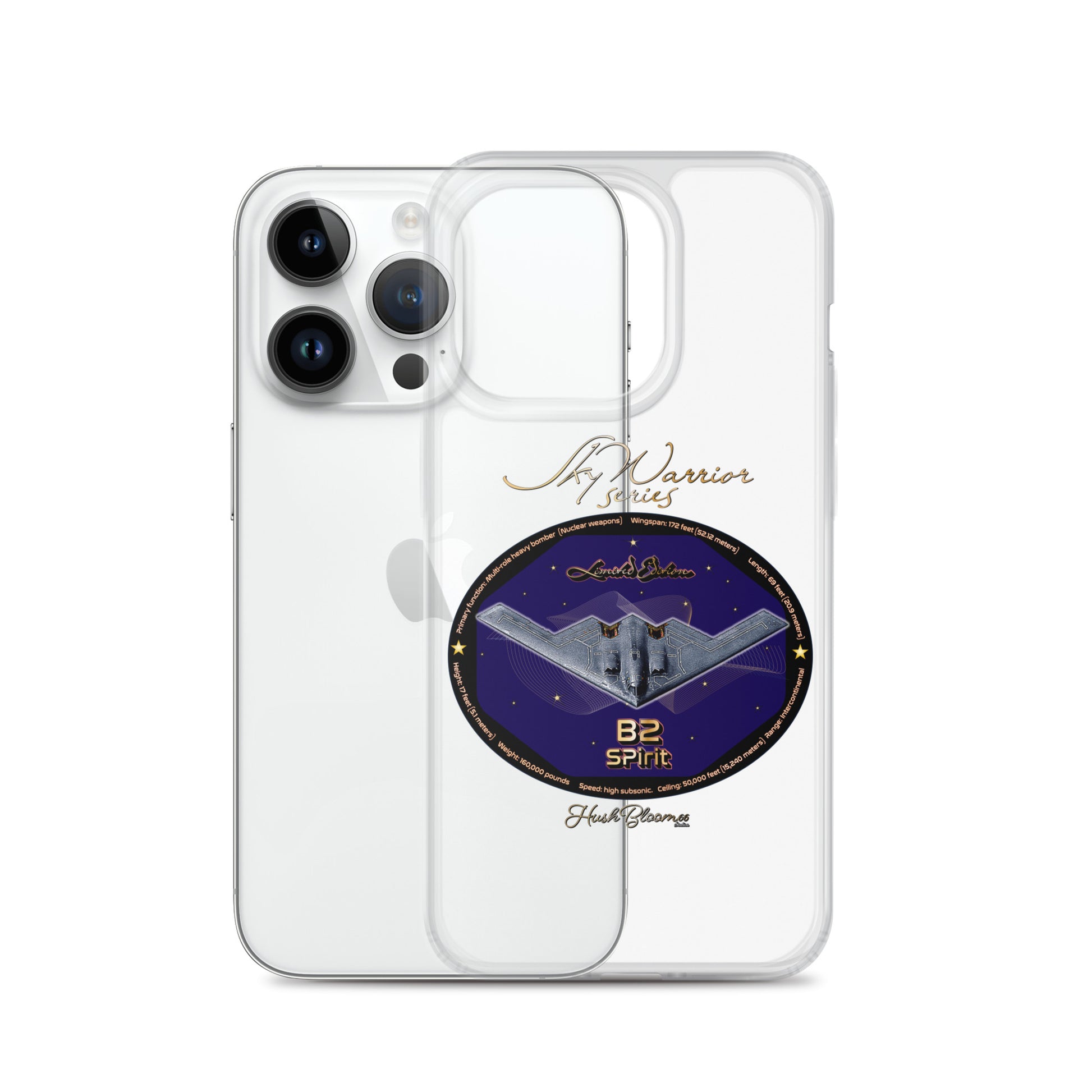 B2 Spirit (Limited Edition) Clear Case for iPhone