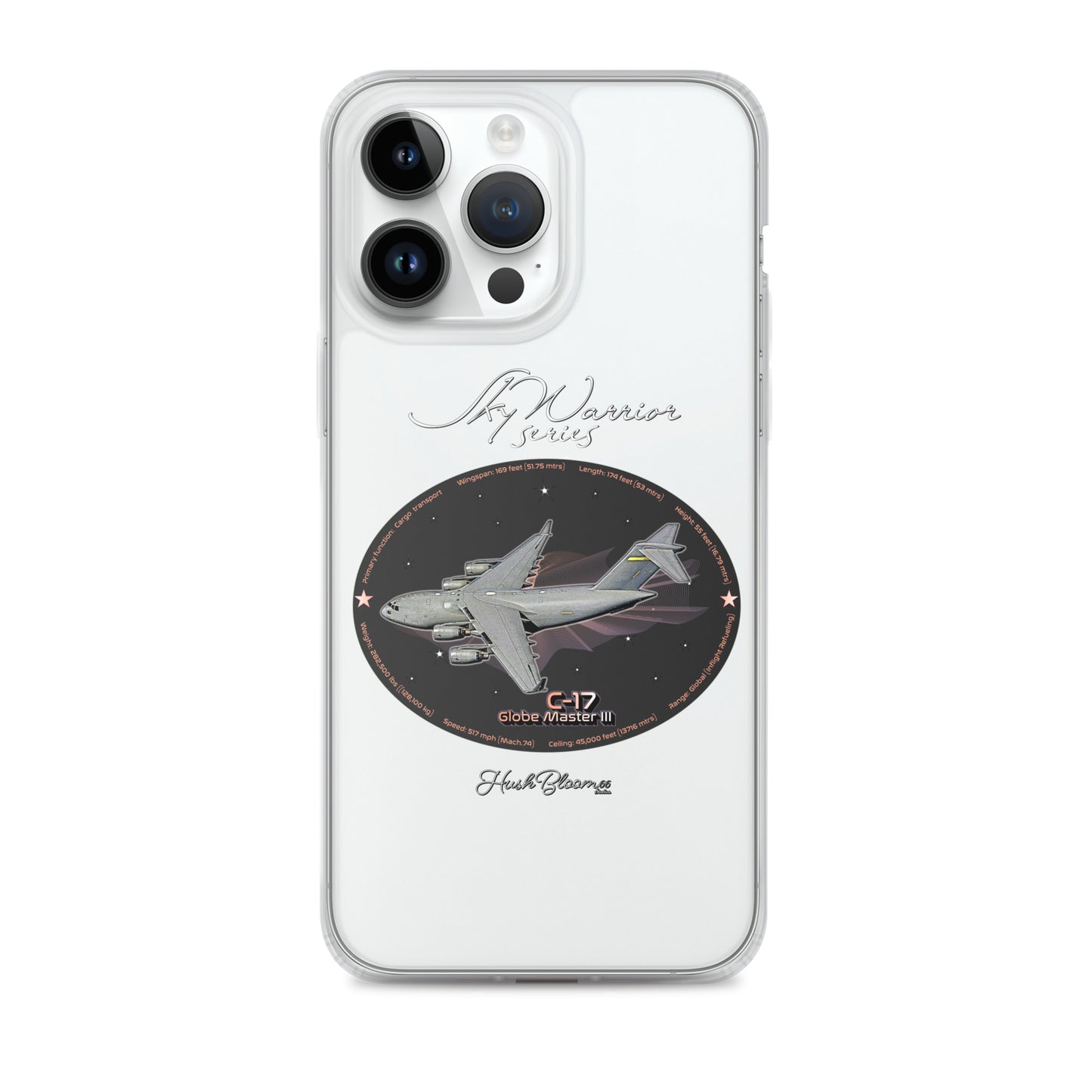 Clear - C17 Globe Master III Clear Case for iPhone
