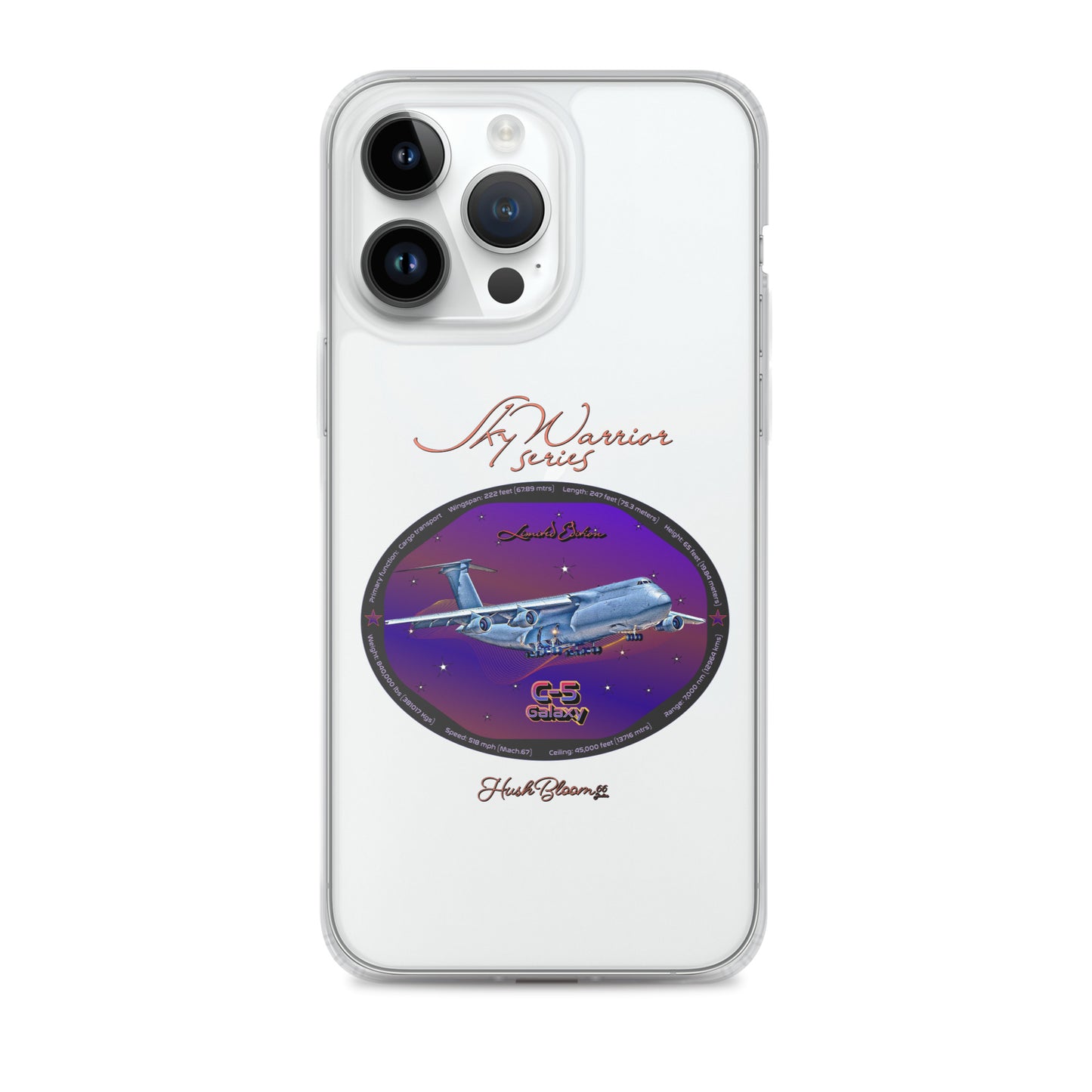 Clear - C5 Galaxy (Limited Edition) Clear Case for iPhone