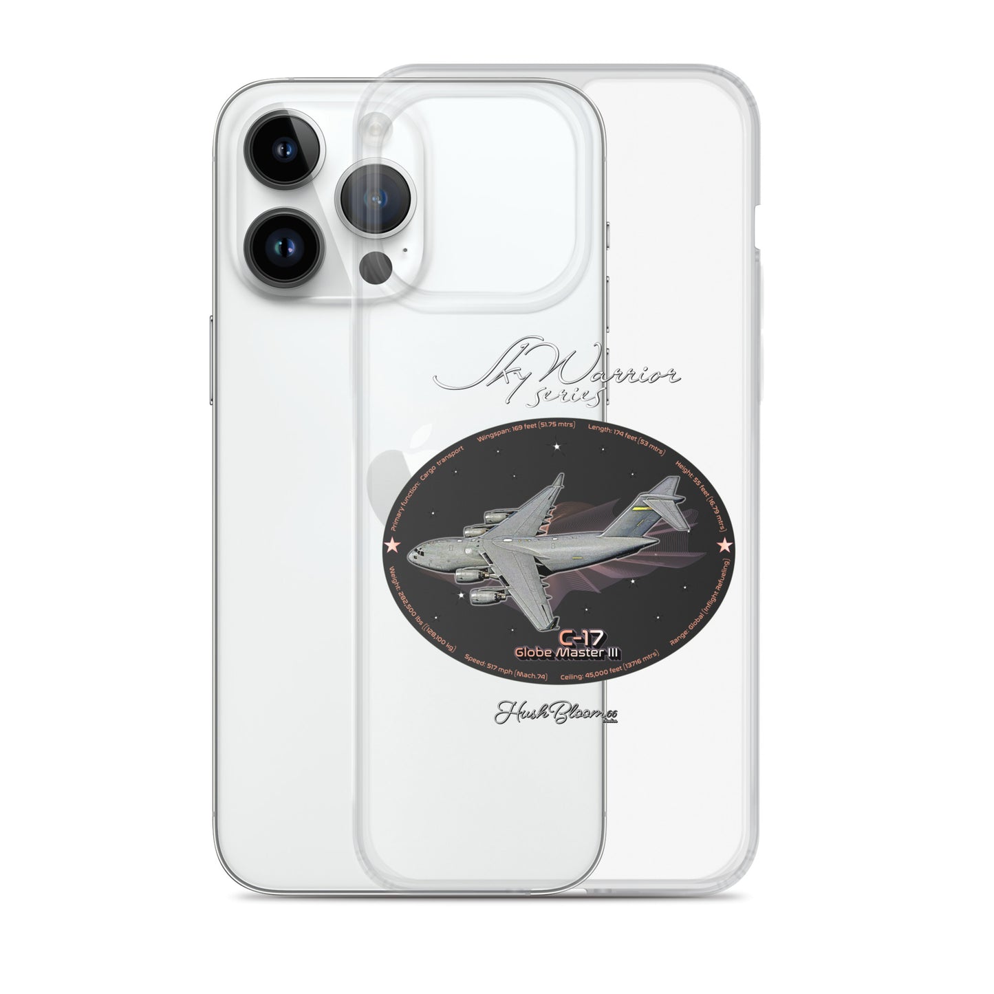 Clear - C17 Globe Master III Clear Case for iPhone