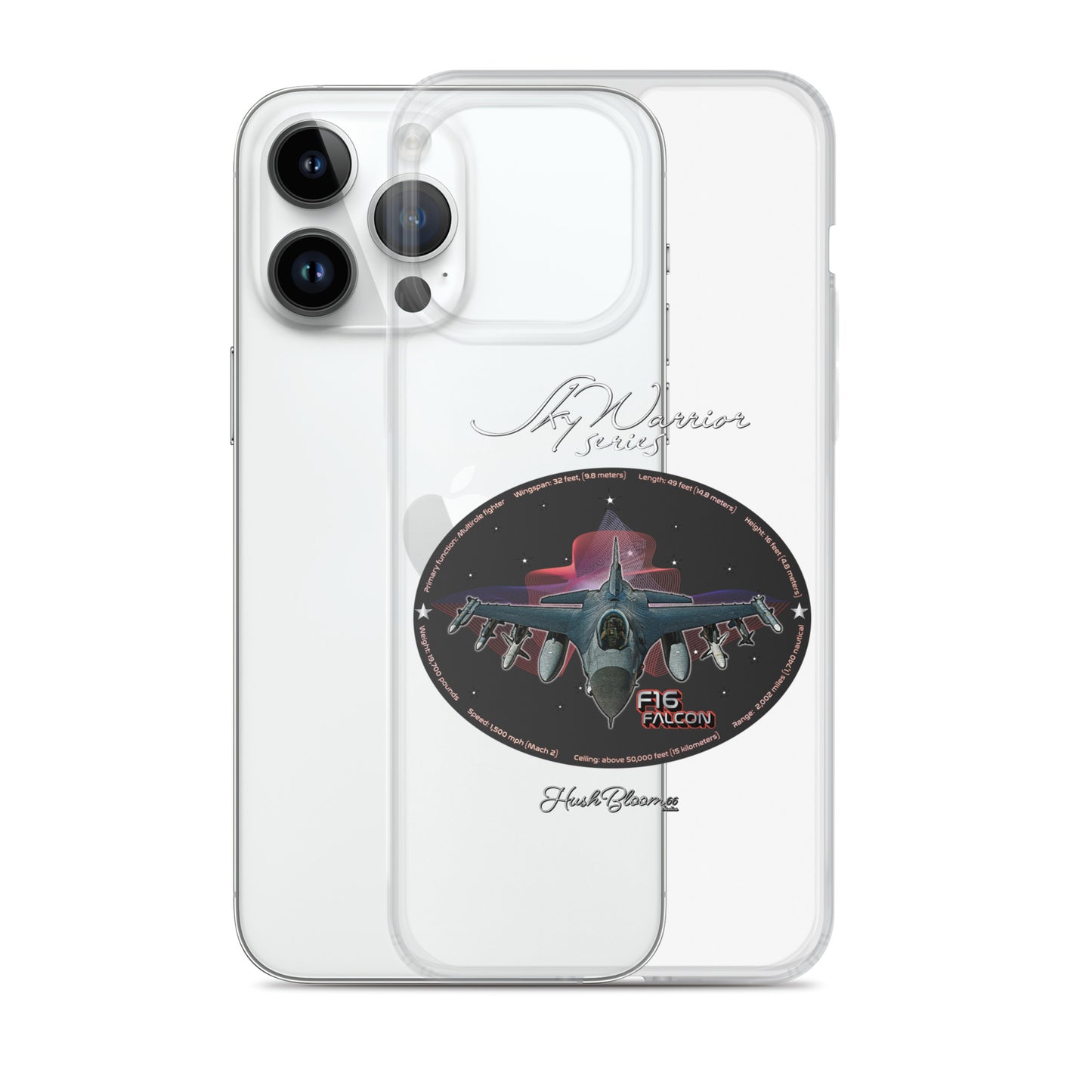 Clear - F16 Falcon Clear Case for iPhone
