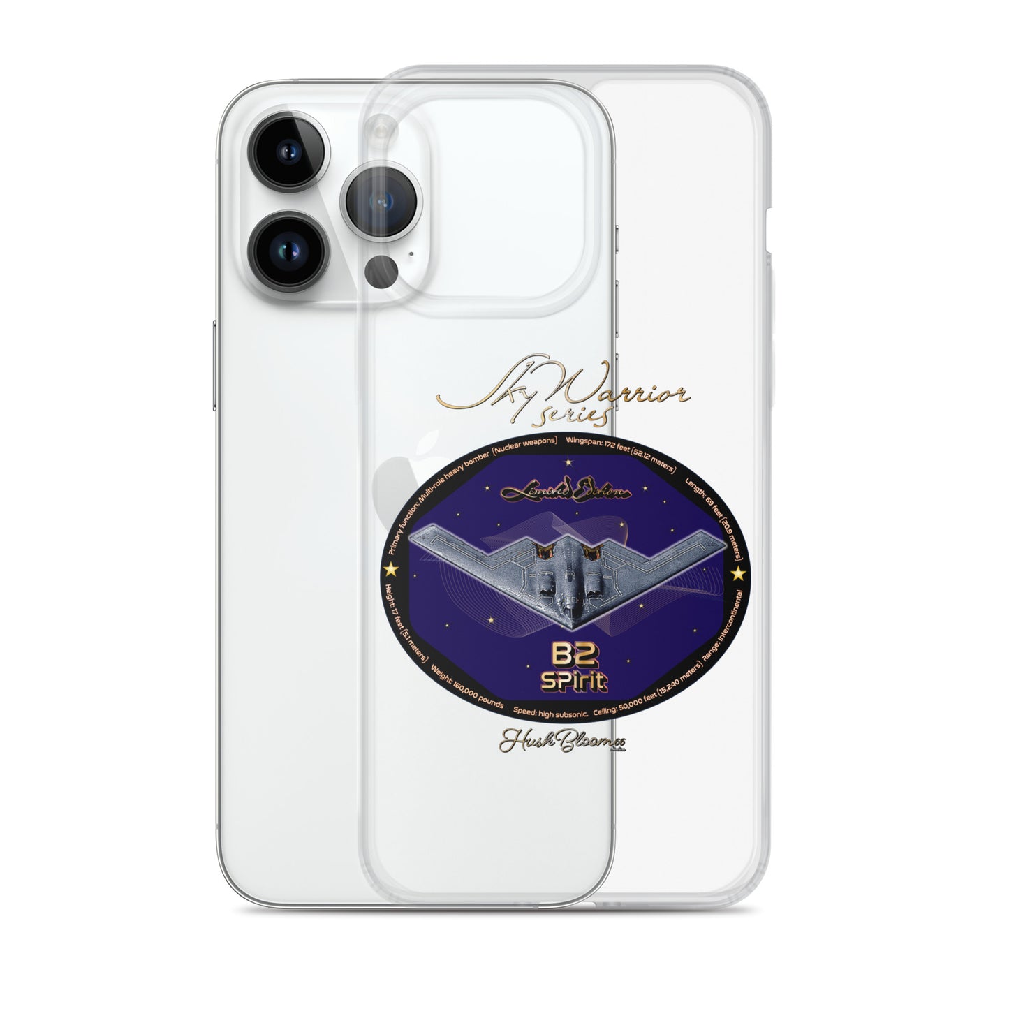 B2 Spirit (Limited Edition) Clear Case for iPhone