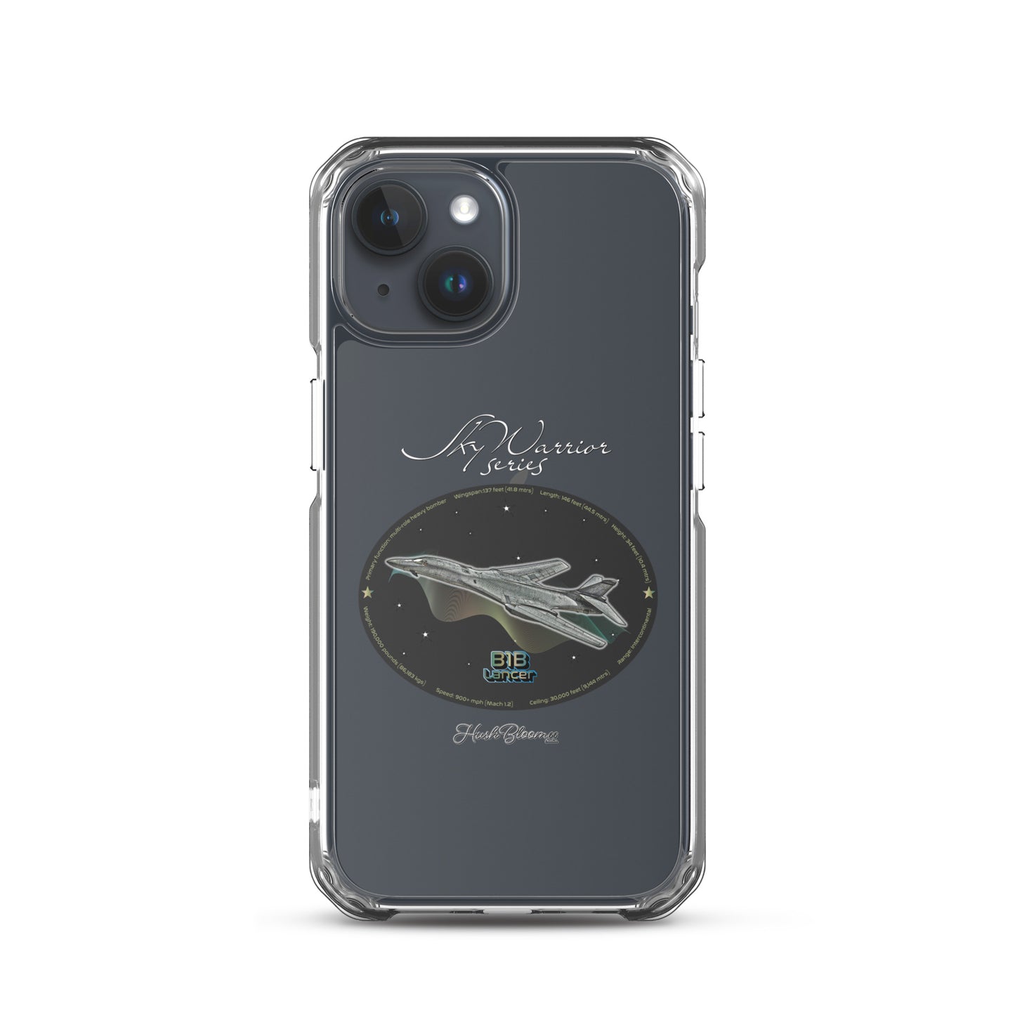 B1B Lancer Clear Case for iPhone