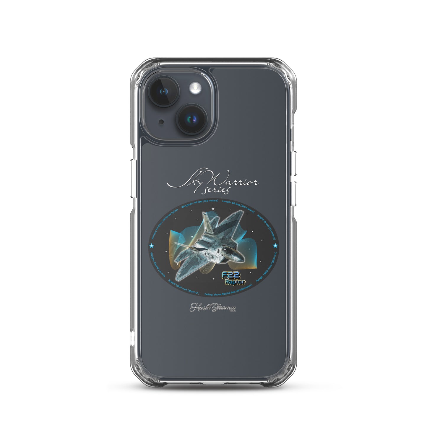 F22 Raptor Clear Case for iPhone