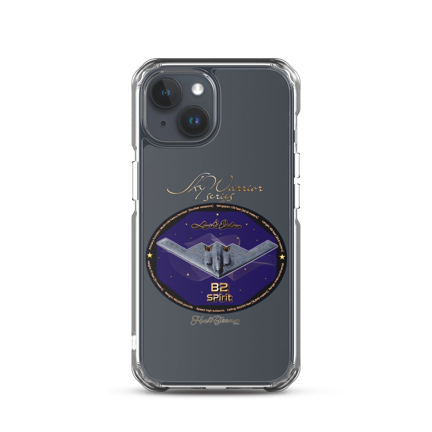 B2 Spirit (Limited Edition) Clear Case for iPhone