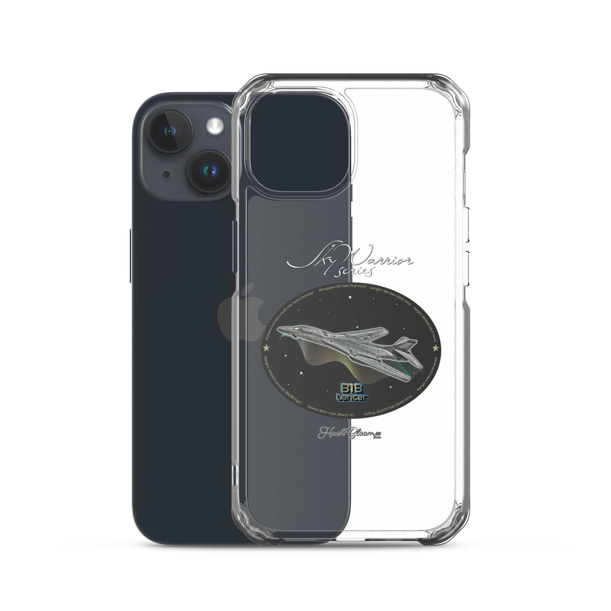 B1B Lancer Clear Case for iPhone