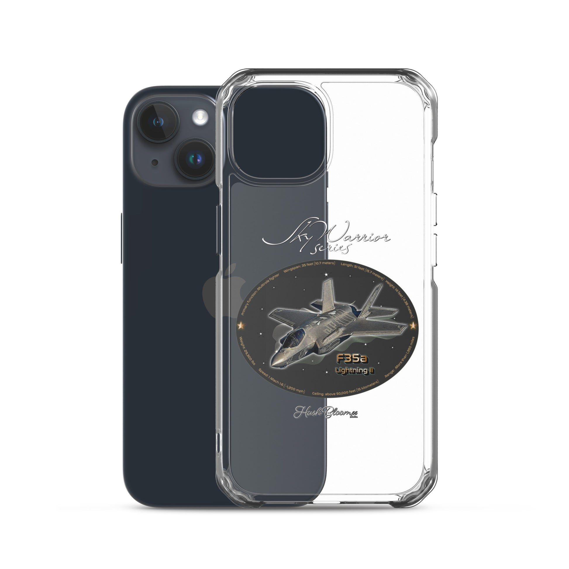 F35A Lightning Clear Case for iPhone